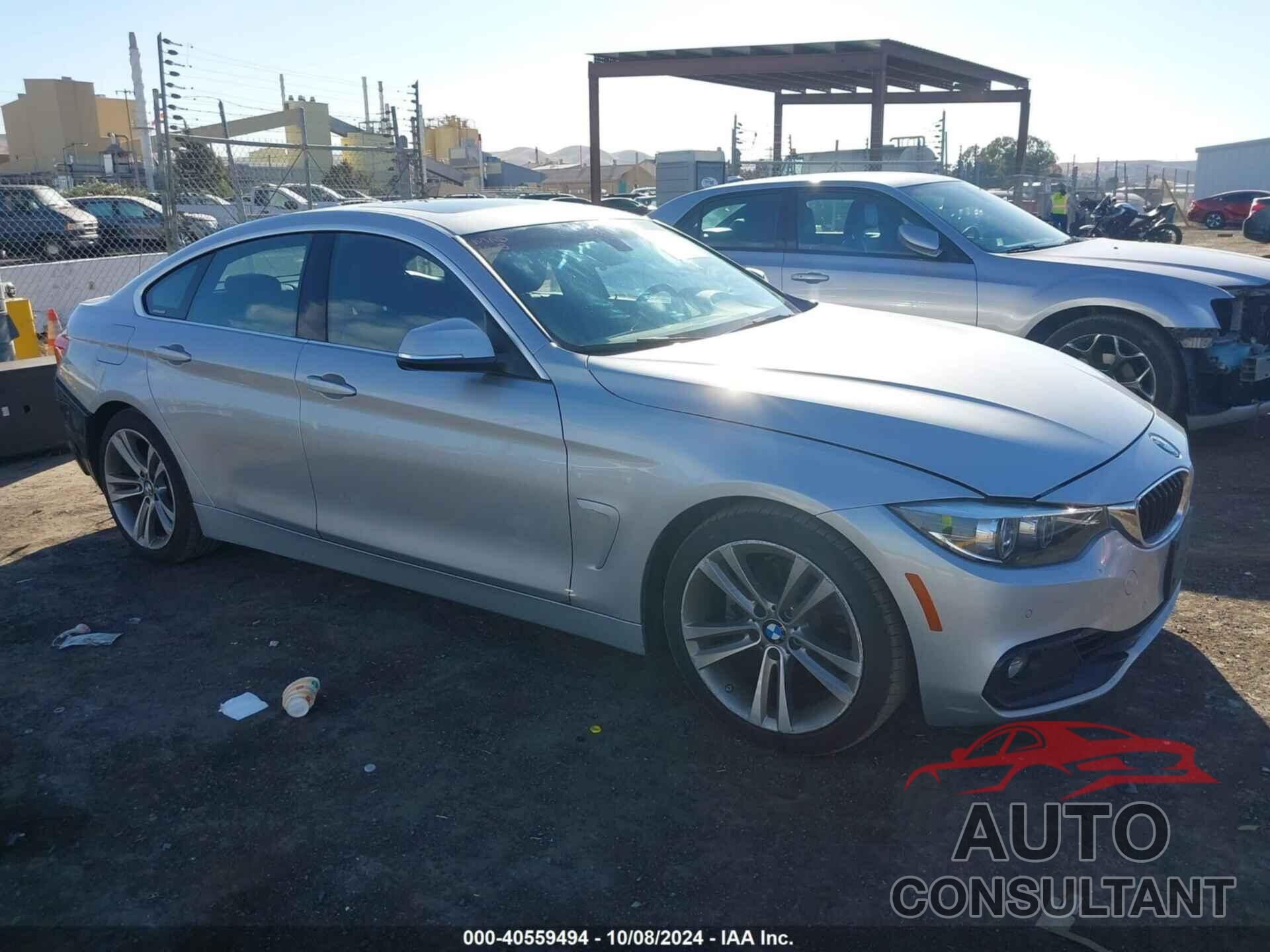 BMW 430I GRAN COUPE 2019 - WBA4J1C51KBM18888