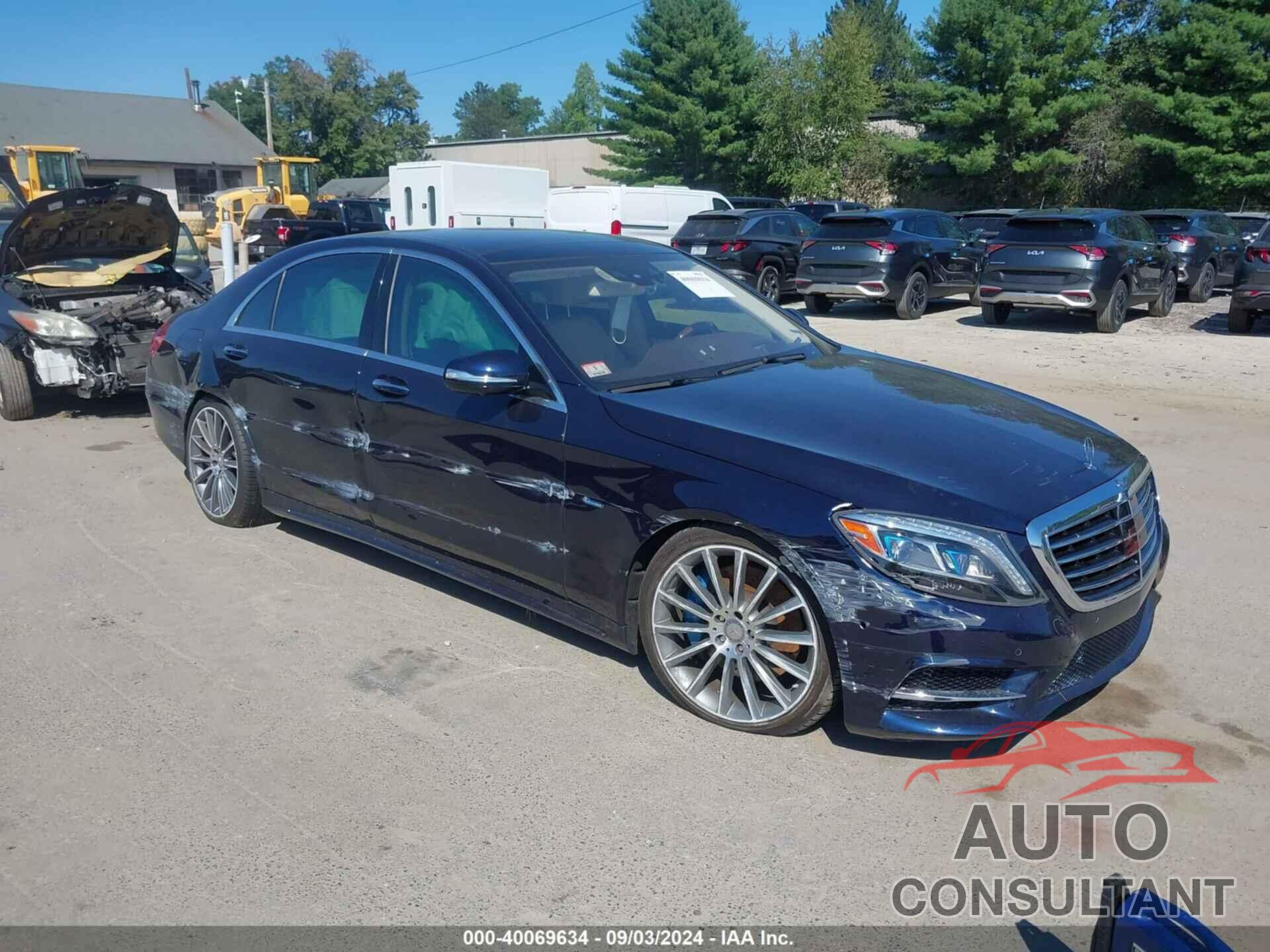 MERCEDES-BENZ S 550 PLUG-IN HYBRID 2016 - WDDUG6DBXGA261724