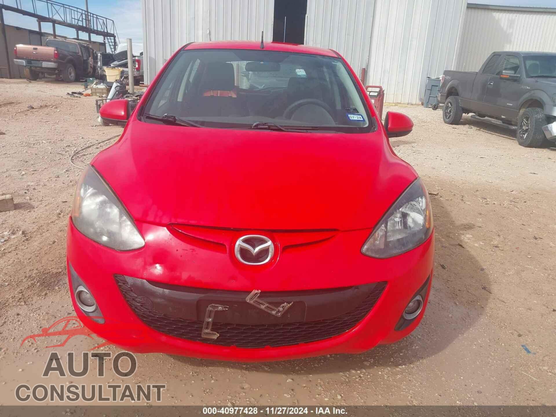 MAZDA MAZDA2 2013 - JM1DE1LY0D0155339