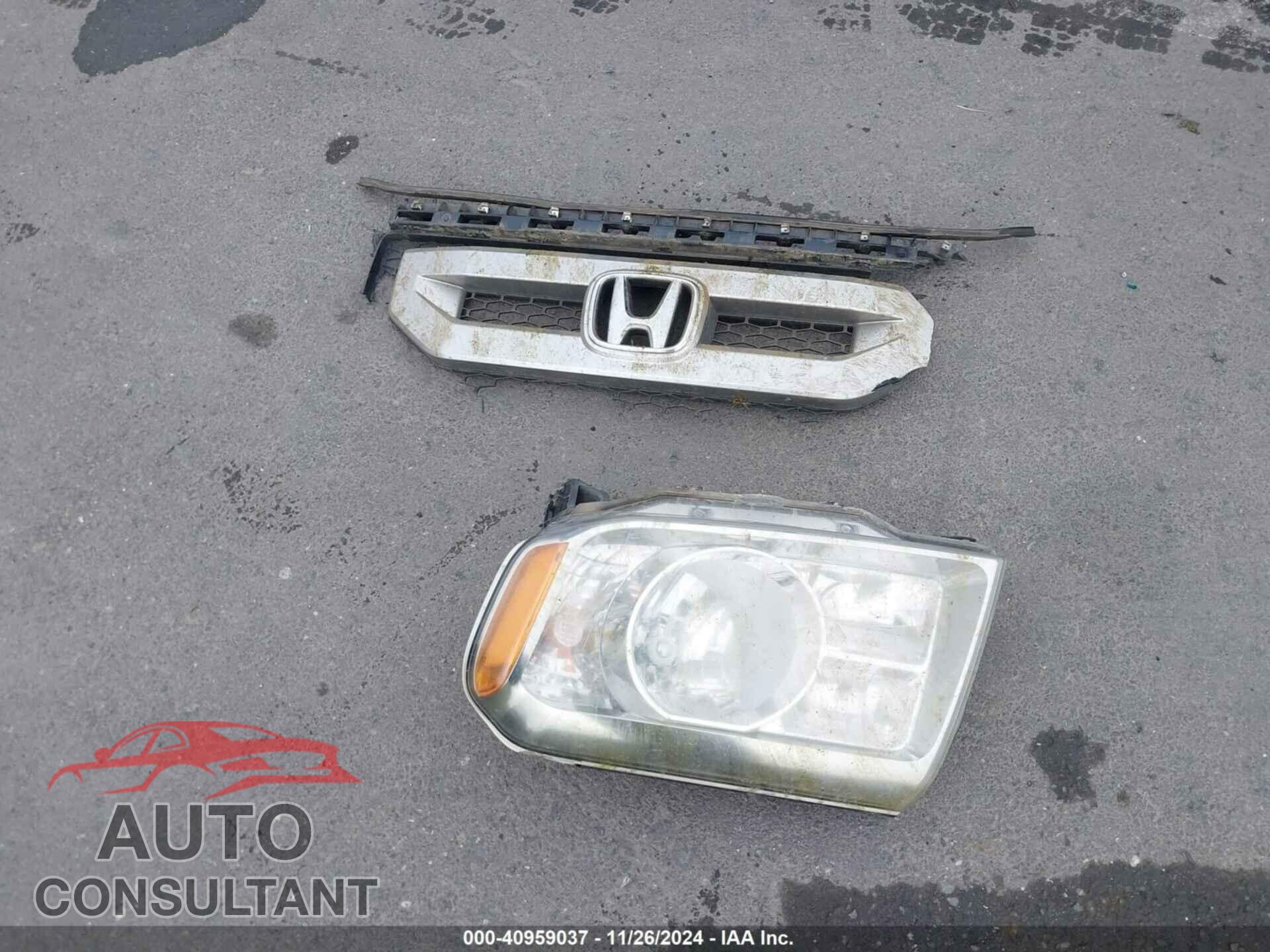 HONDA PILOT 2011 - 5FNYF4H2XBB104062