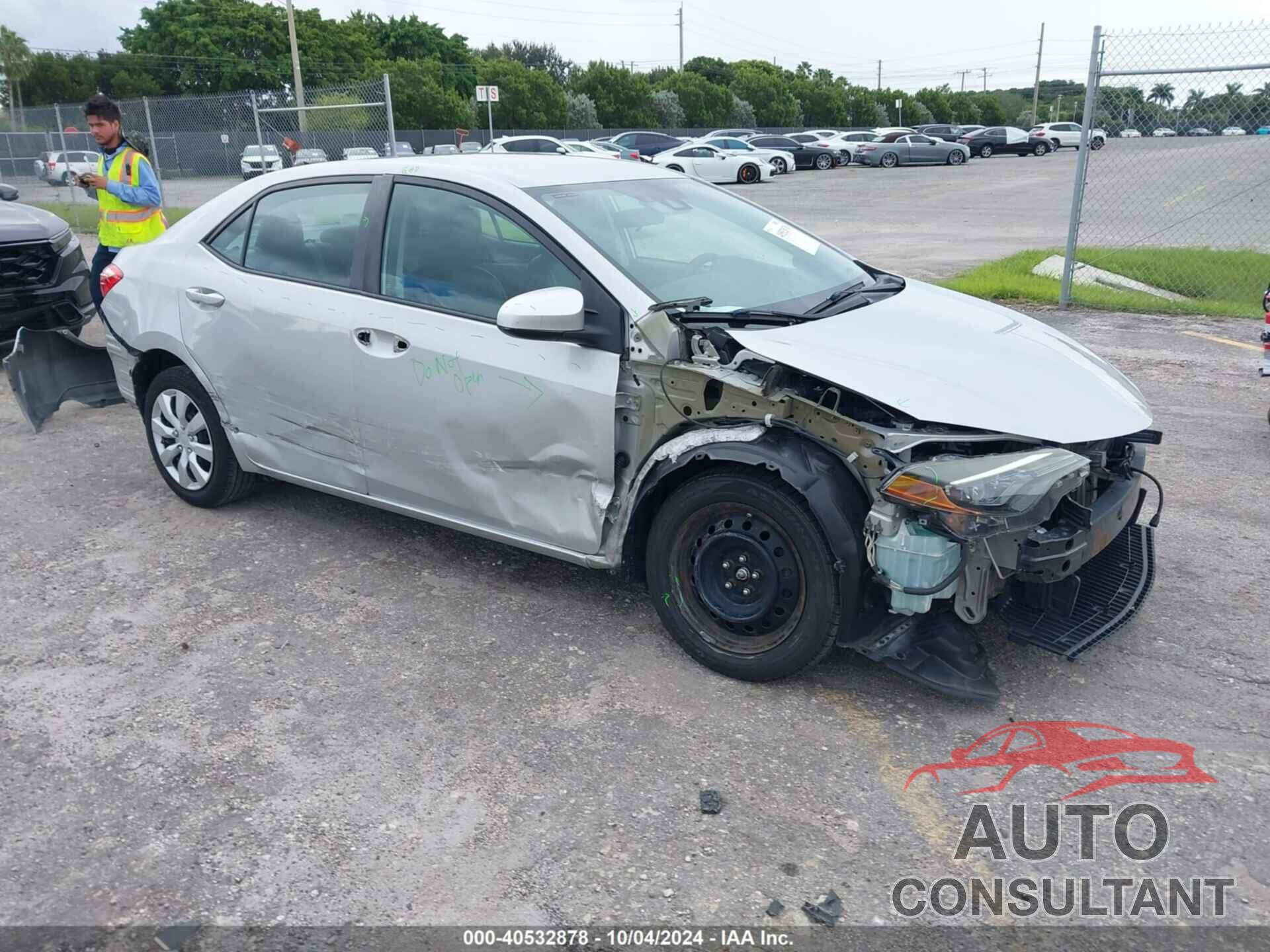 TOYOTA COROLLA 2017 - 5YFBURHE9HP662016