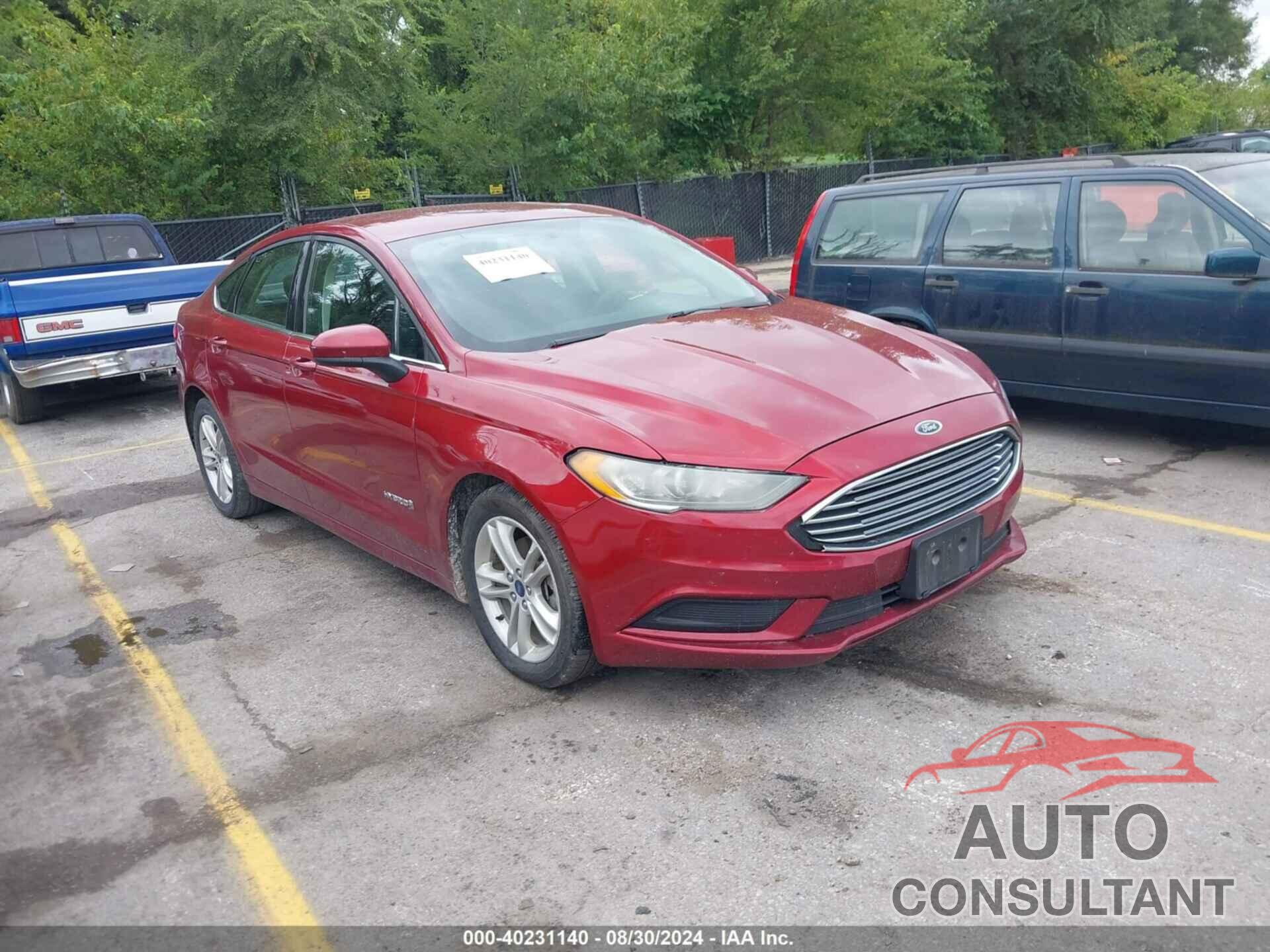 FORD FUSION HYBRID 2018 - 3FA6P0LU7JR286876