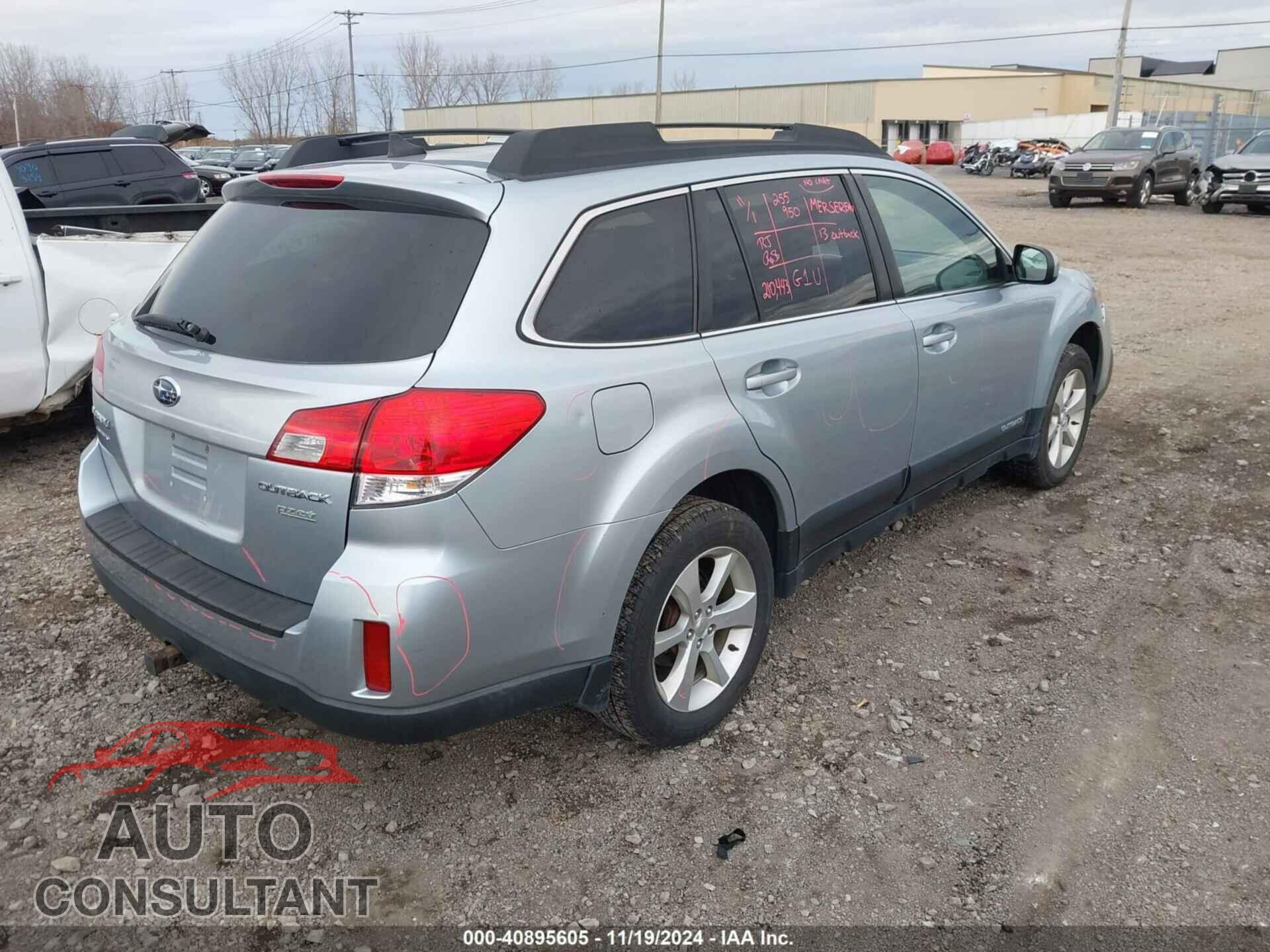 SUBARU OUTBACK 2013 - 4S4BRBLC8D3301406