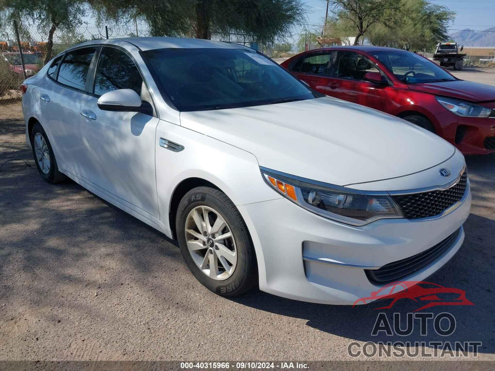 KIA OPTIMA 2016 - 5XXGT4L3XGG050139