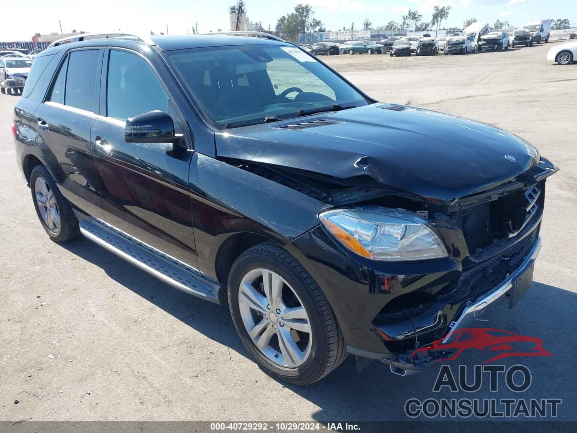 MERCEDES-BENZ ML 350 2014 - 4JGDA5JBXEA393658