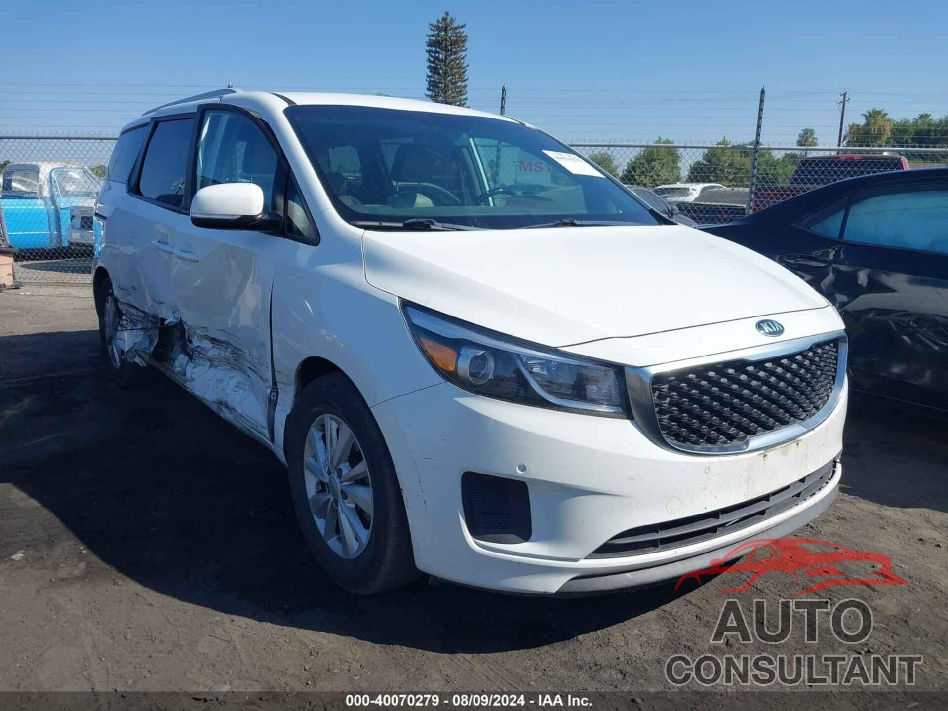 KIA SEDONA 2018 - KNDMB5C12J6425392