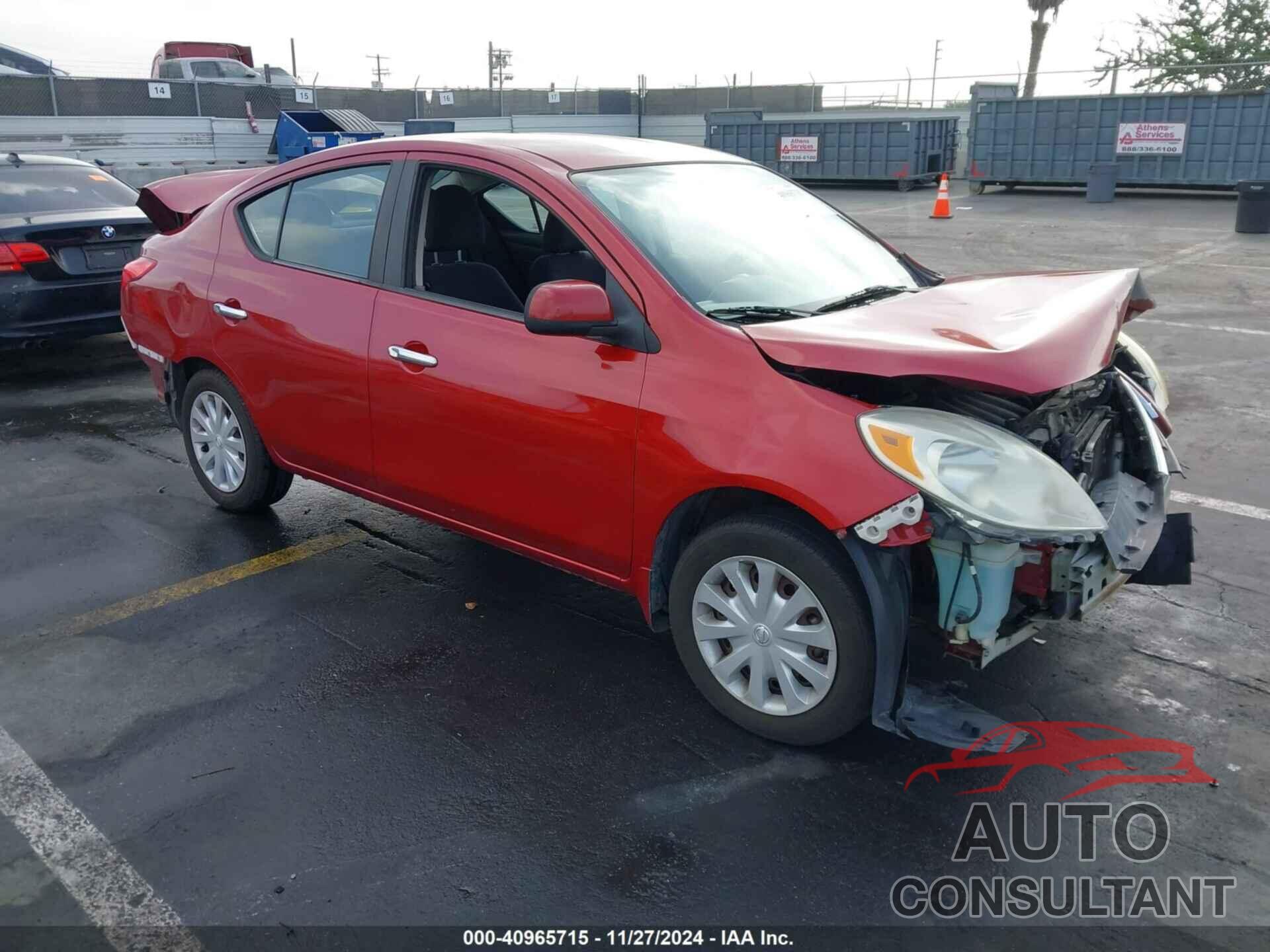 NISSAN VERSA 2012 - 3N1CN7AP7CL856702