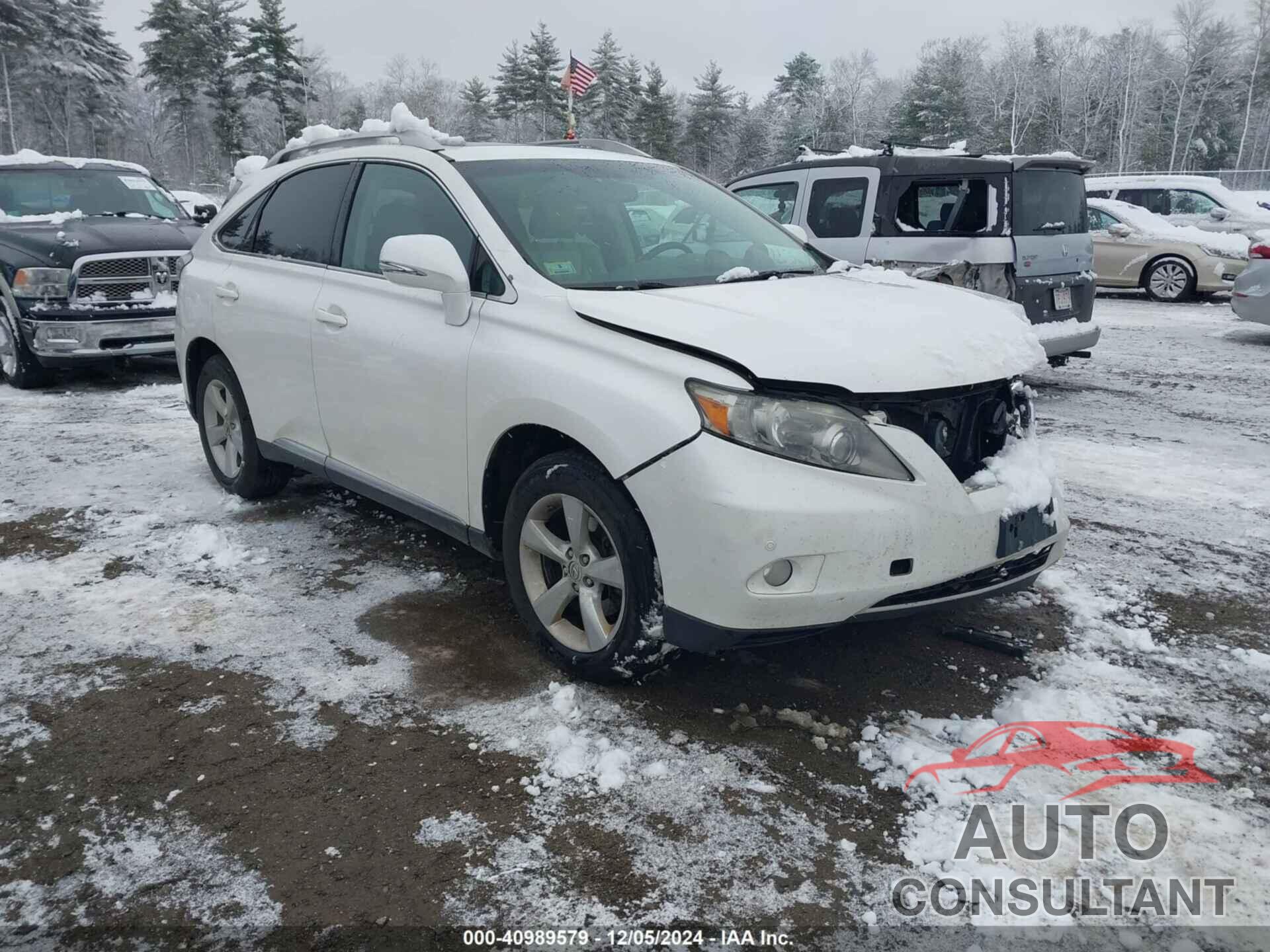 LEXUS RX 350 2012 - 2T2BK1BA3CC131797