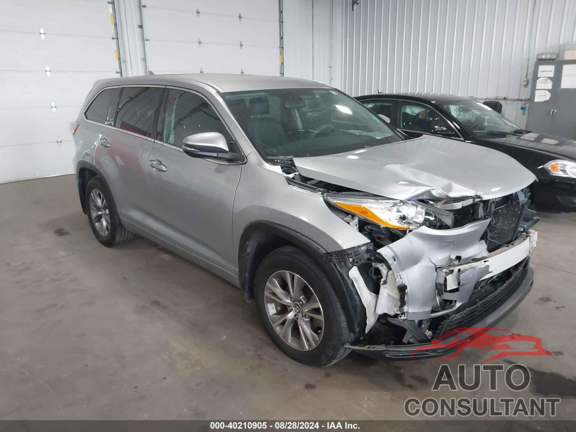 TOYOTA HIGHLANDER 2016 - 5TDBKRFH2GS323915