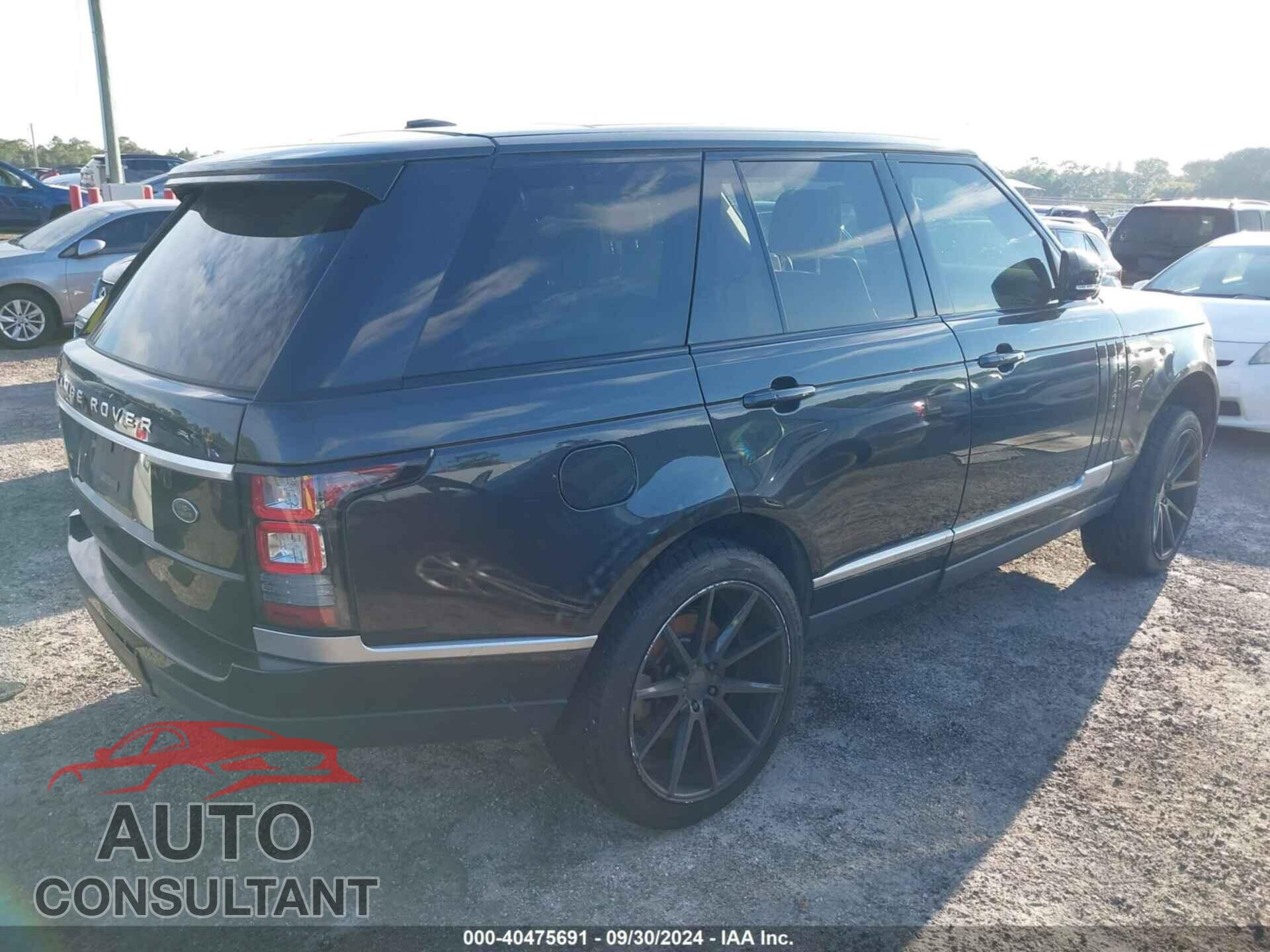 LAND ROVER RANGE ROVER 2015 - SALGS2VFXFA208822