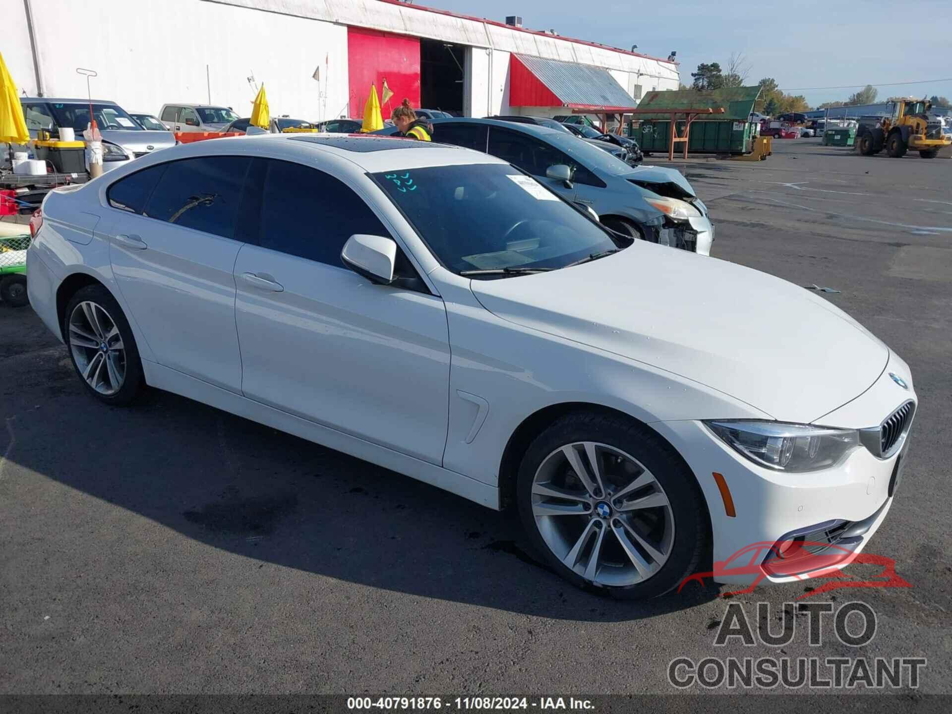 BMW 430I GRAN COUPE 2019 - WBA4J3C5XKBL09289