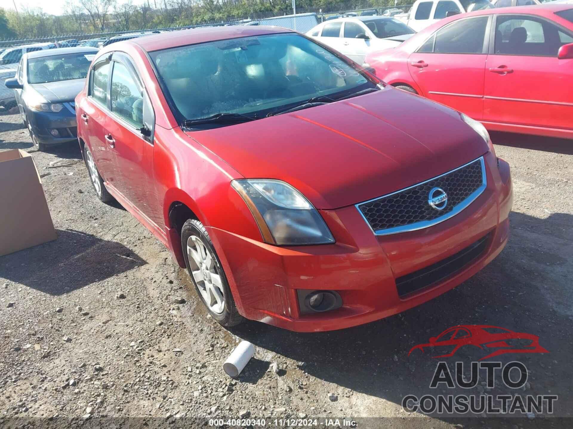 NISSAN SENTRA 2011 - 3N1AB6AP2BL664760