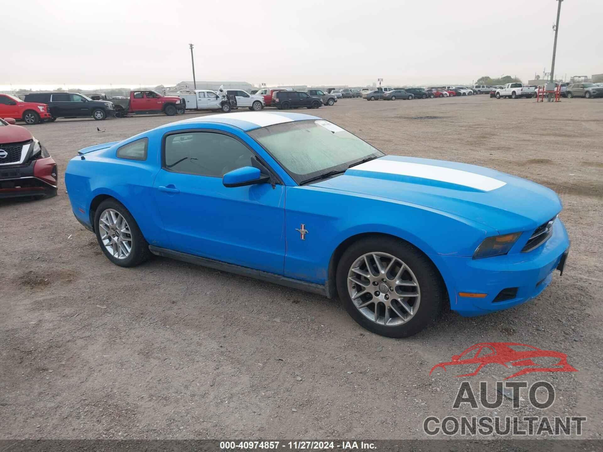 FORD MUSTANG 2012 - 1ZVBP8AM1C5235497