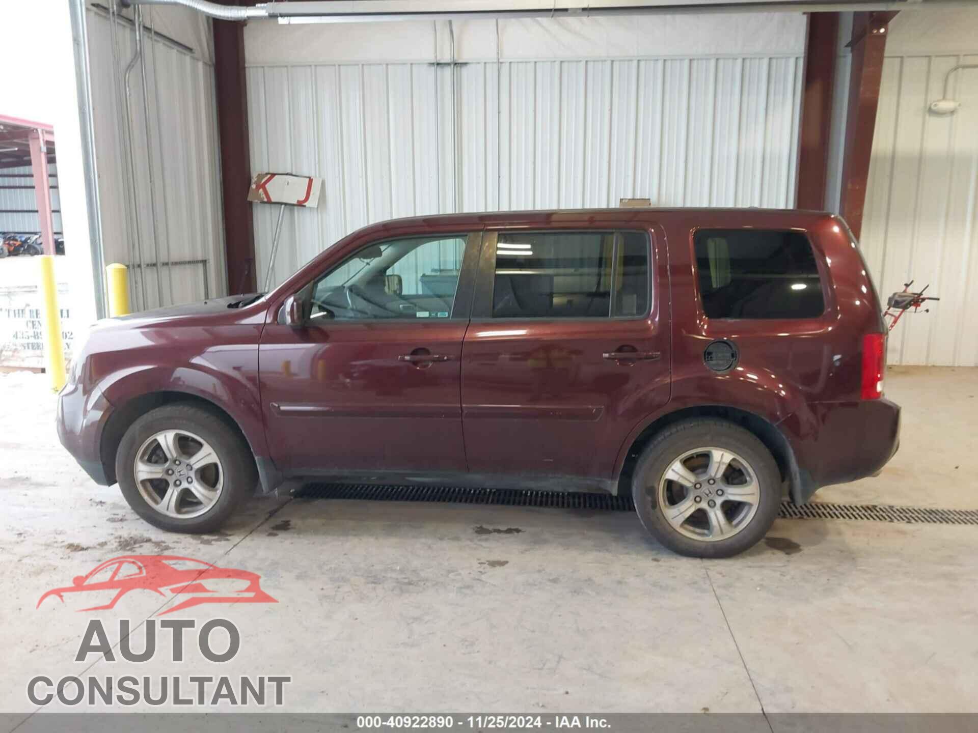 HONDA PILOT 2012 - 5FNYF4H54CB038930