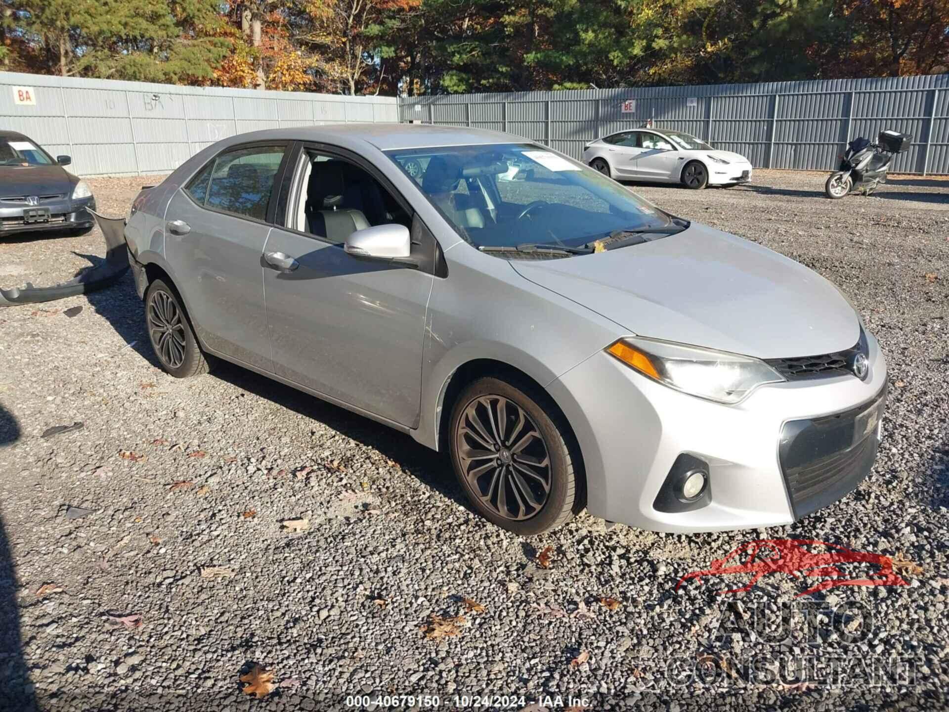 TOYOTA COROLLA 2016 - 2T1BURHE2GC491110