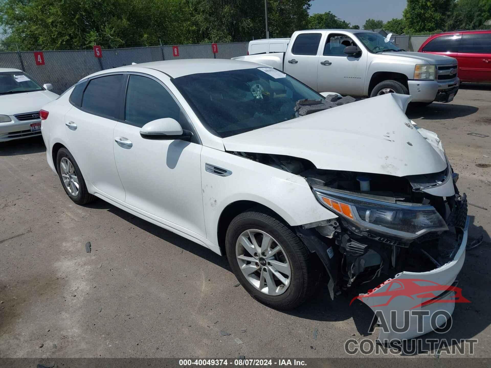 KIA OPTIMA 2018 - KNAGT4L37J5216335