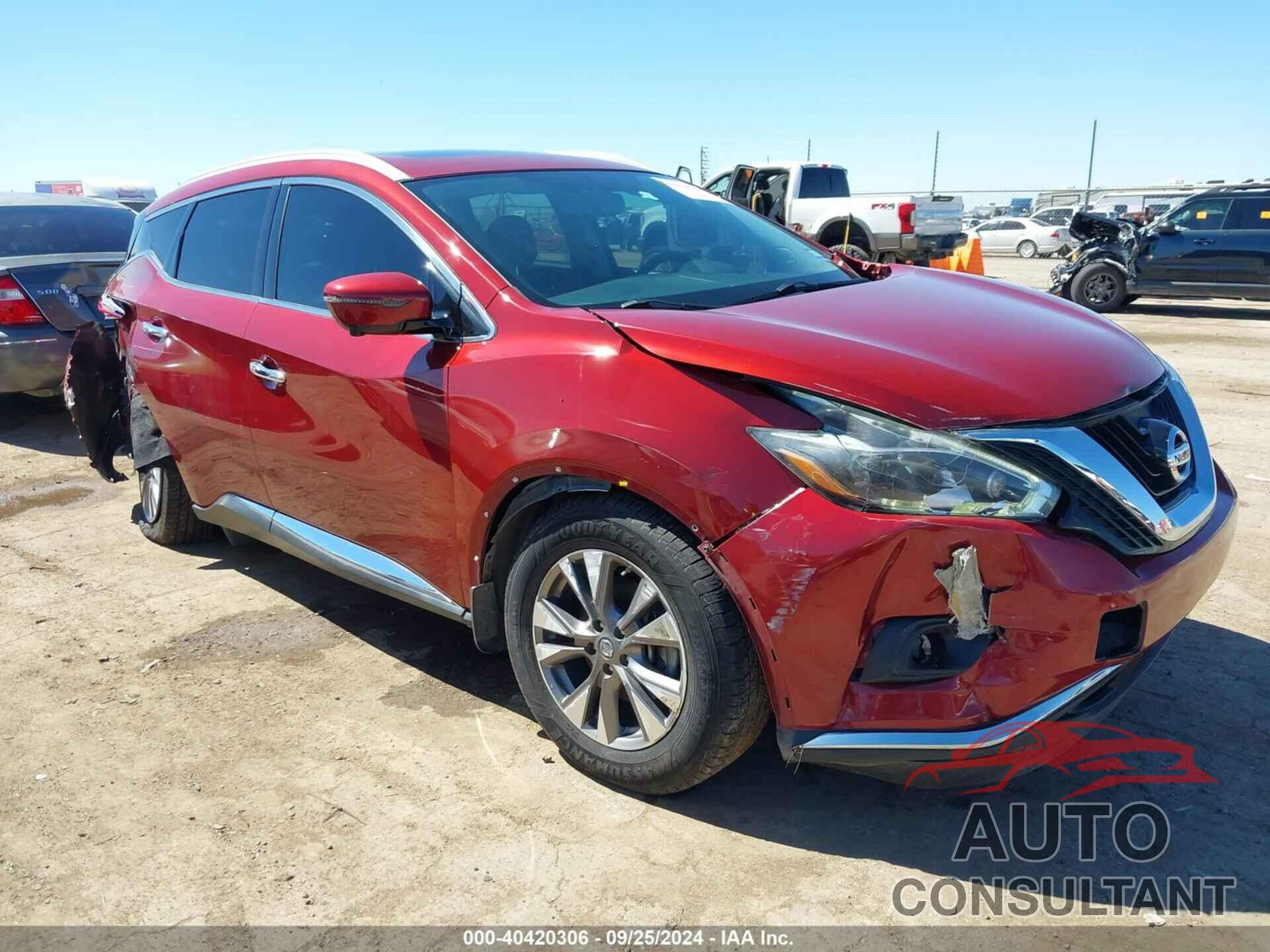 NISSAN MURANO 2018 - 5N1AZ2MG9JN185419