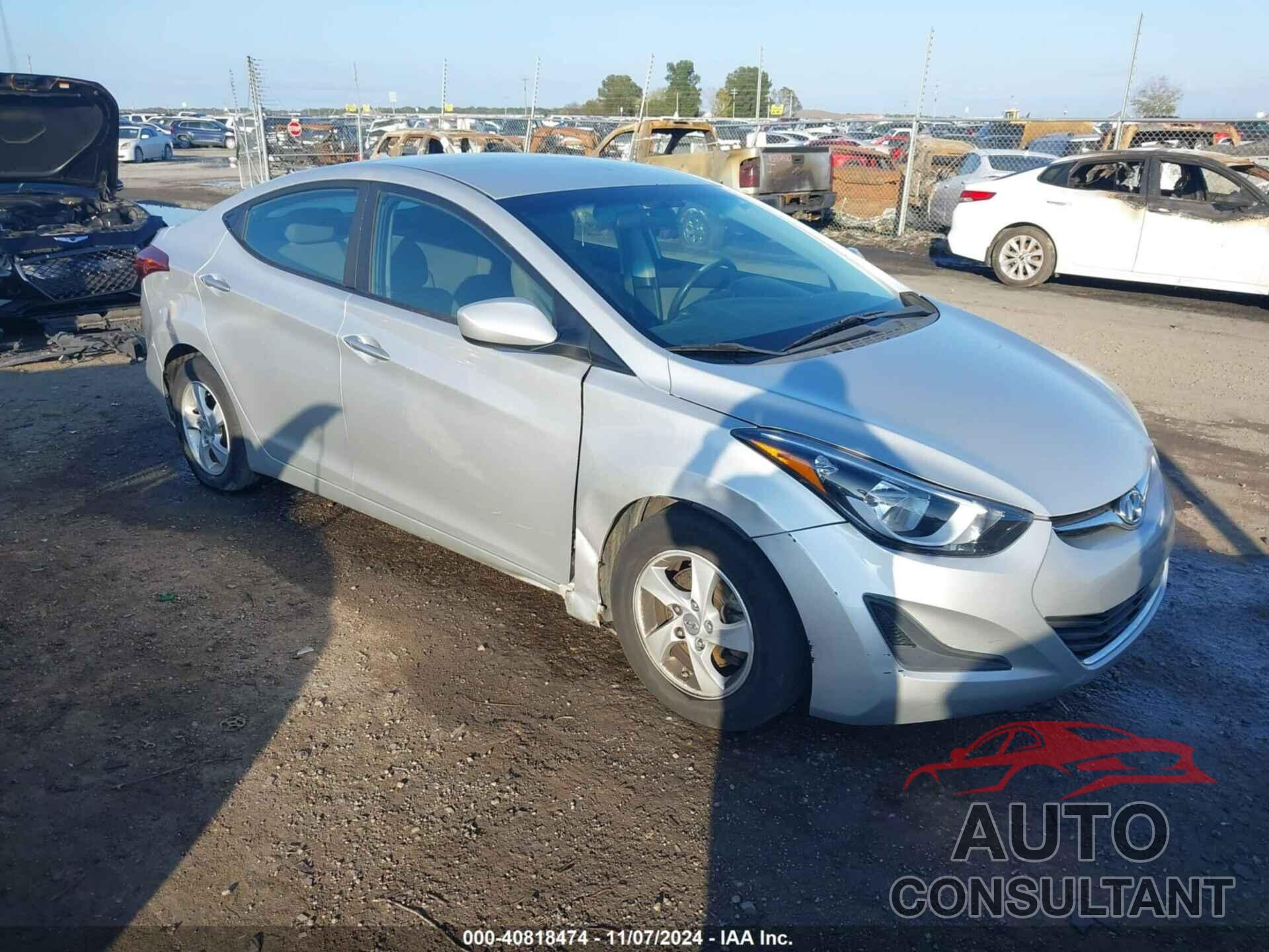 HYUNDAI ELANTRA 2015 - 5NPDH4AE2FH579404