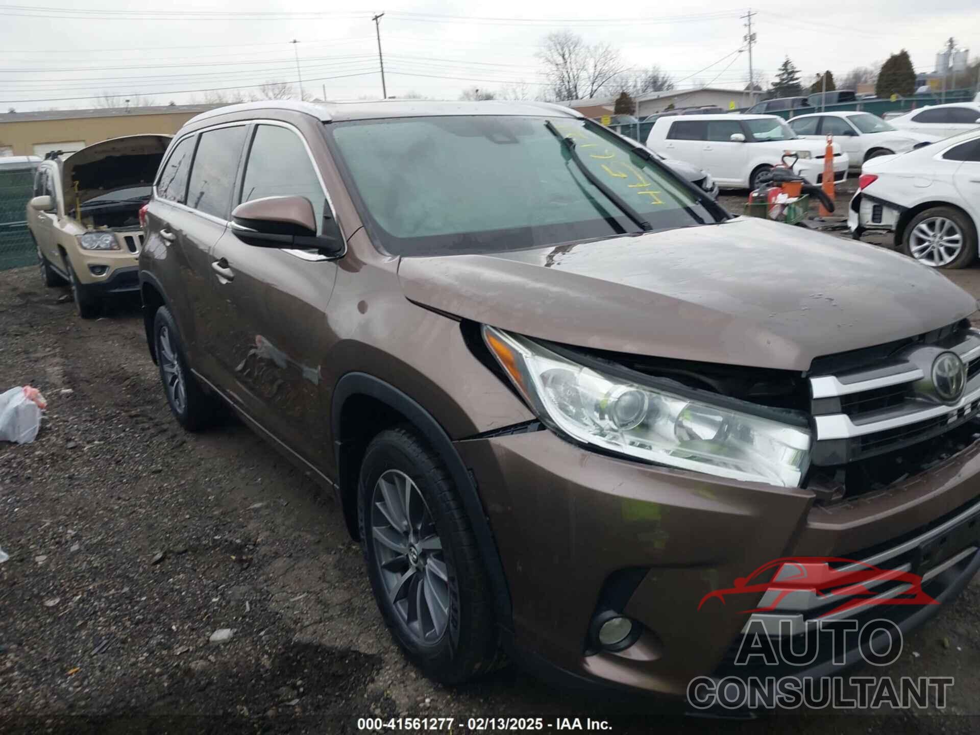 TOYOTA HIGHLANDER 2017 - 5TDJZRFH8HS445235