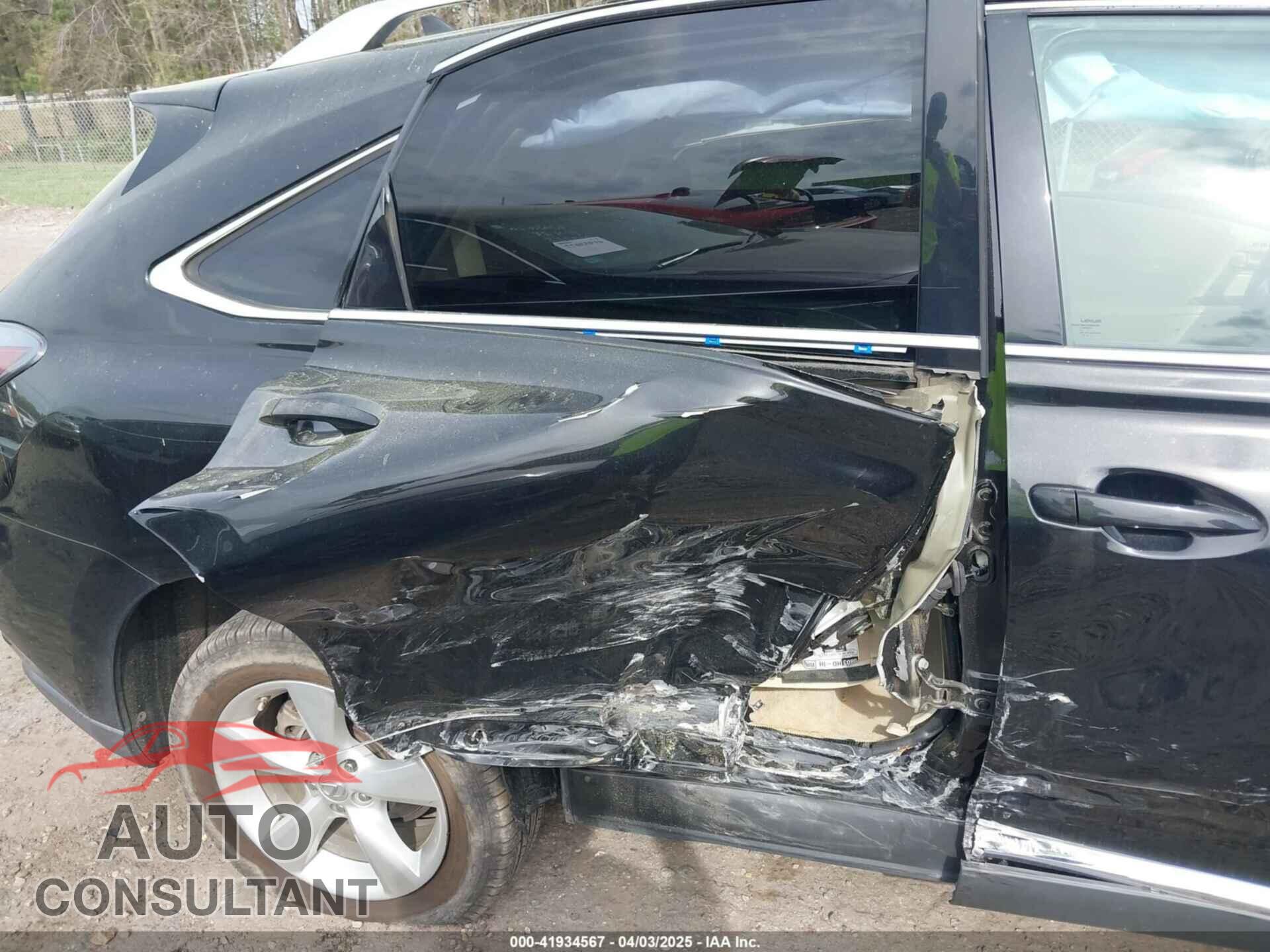 LEXUS RX 350 2013 - 2T2BK1BA2DC216972