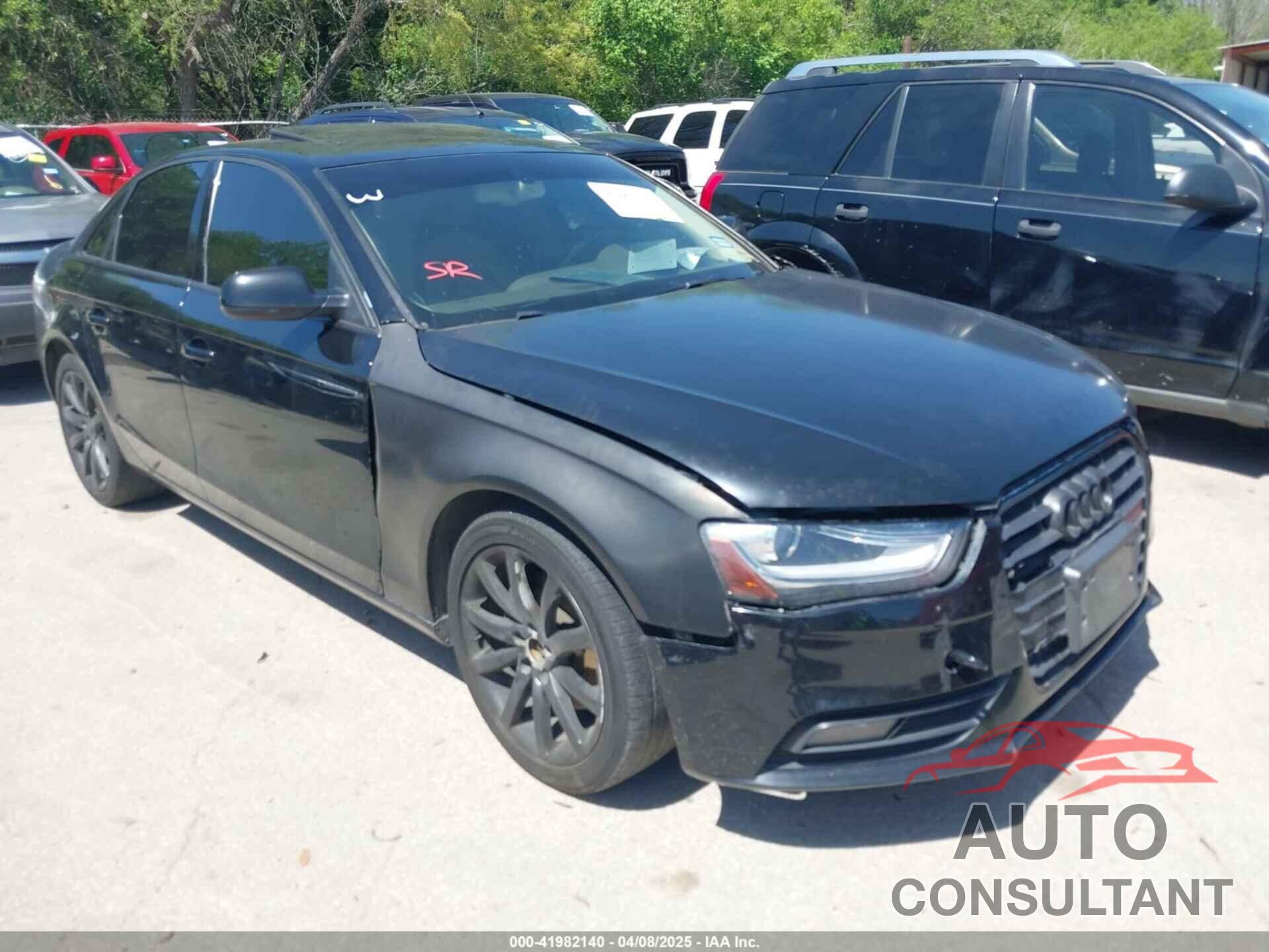 AUDI A4 2013 - WAUEFAFLXDA164378