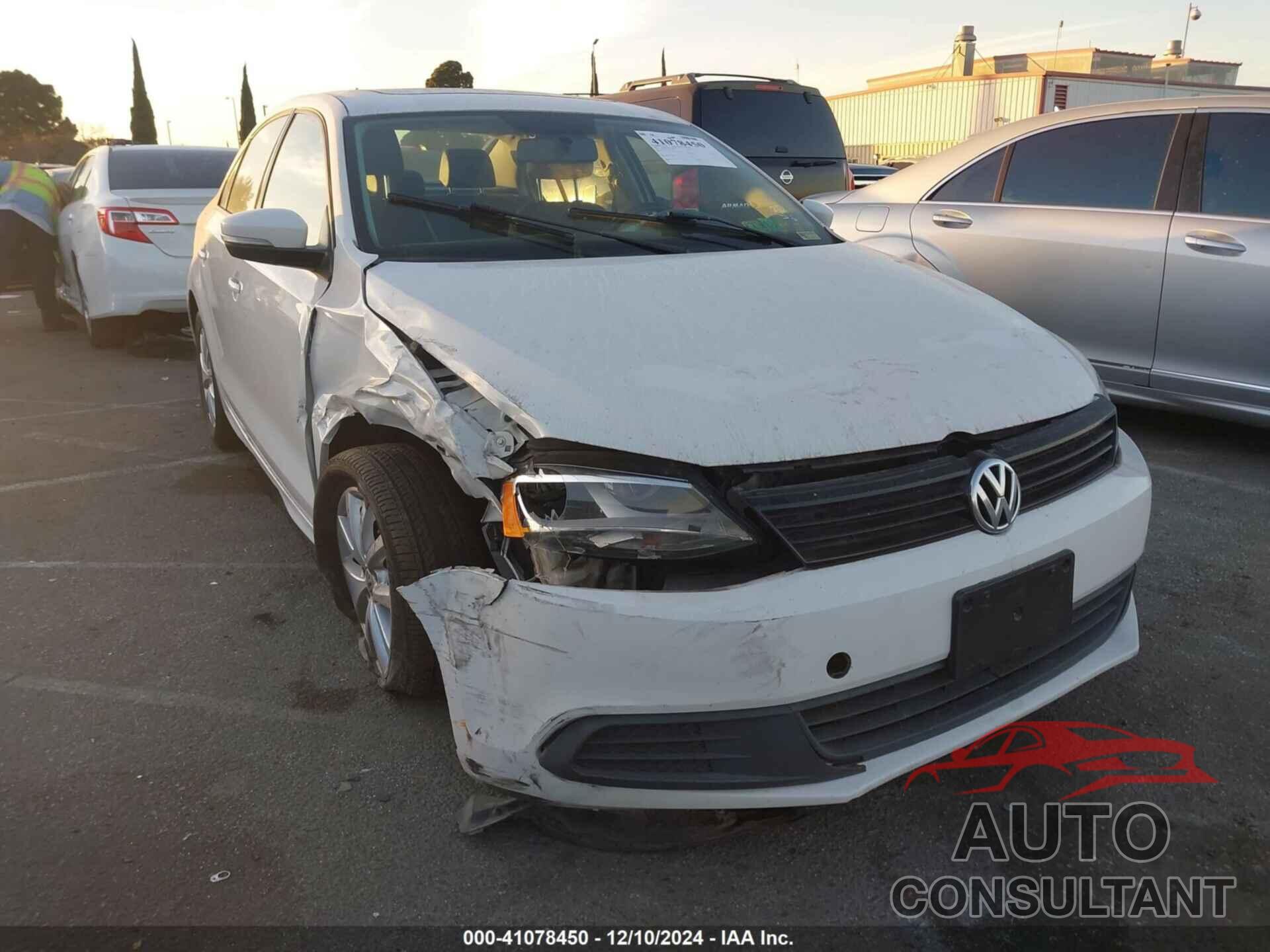 VOLKSWAGEN JETTA 2012 - 3VWDP7AJ1CM345324