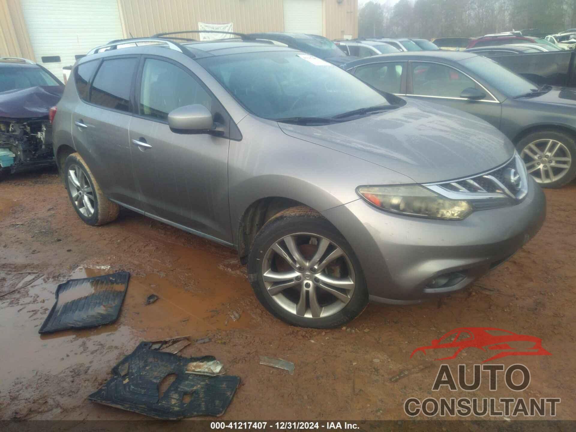 NISSAN MURANO 2012 - JN8AZ1MUXCW101548