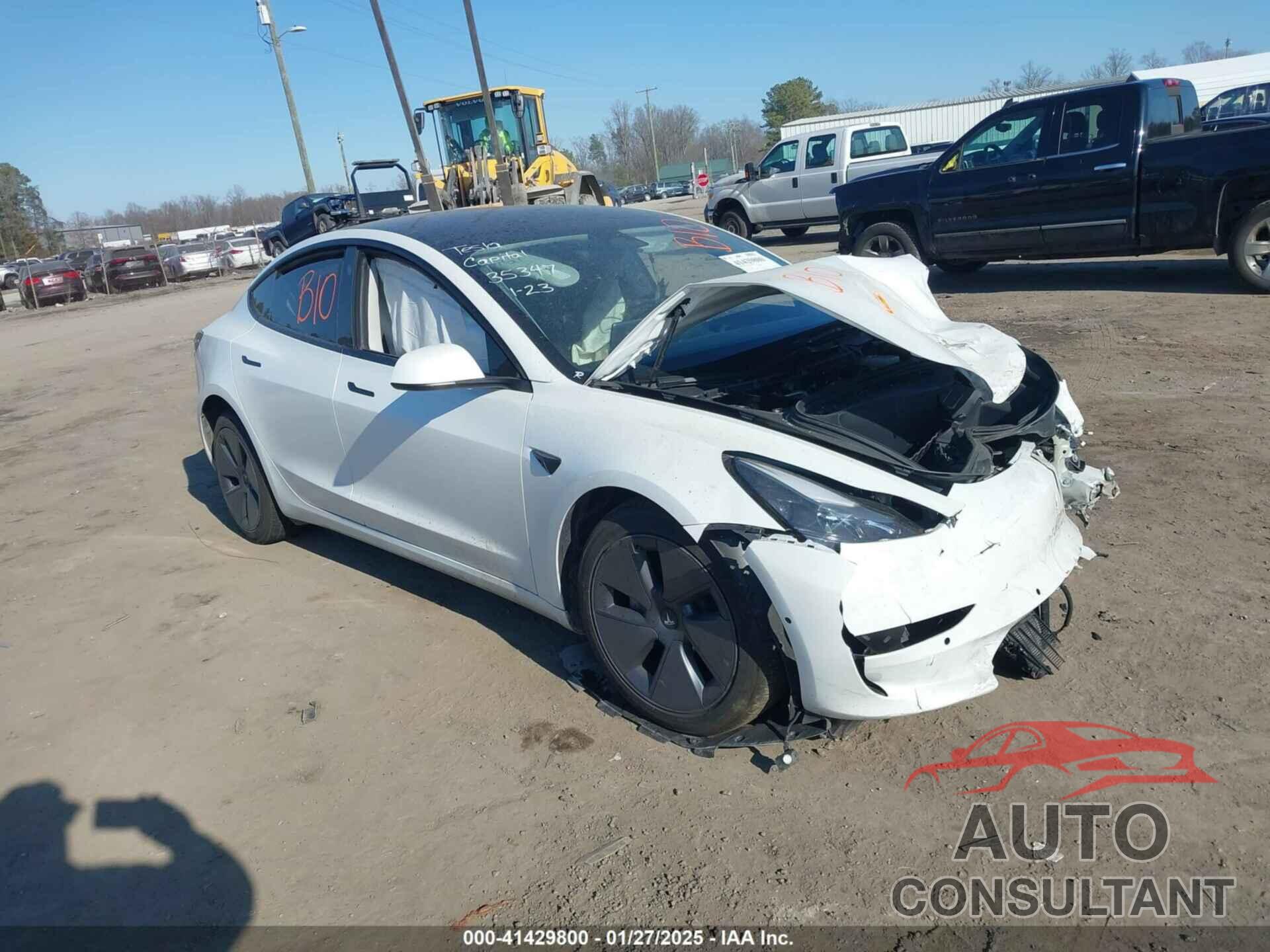 TESLA MODEL 3 2022 - 5YJ3E1EA5NF315004