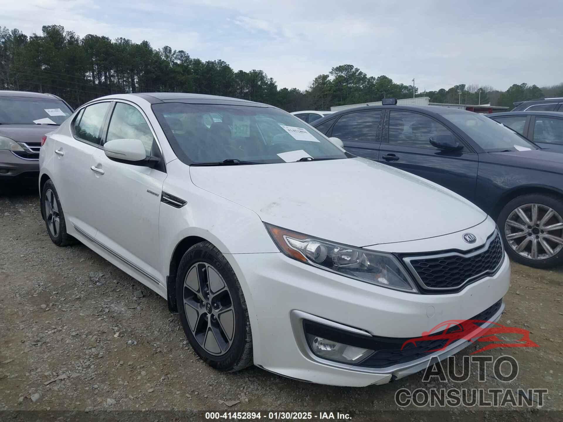 KIA OPTIMA HYBRID 2013 - KNAGM4AD4D5053639