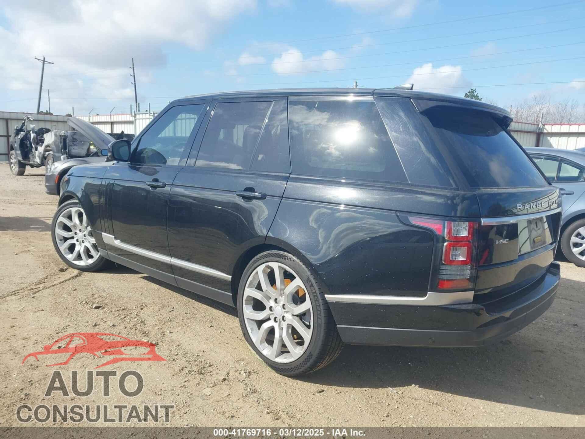 LAND ROVER RANGE ROVER 2017 - SALGS2FV5HA347782