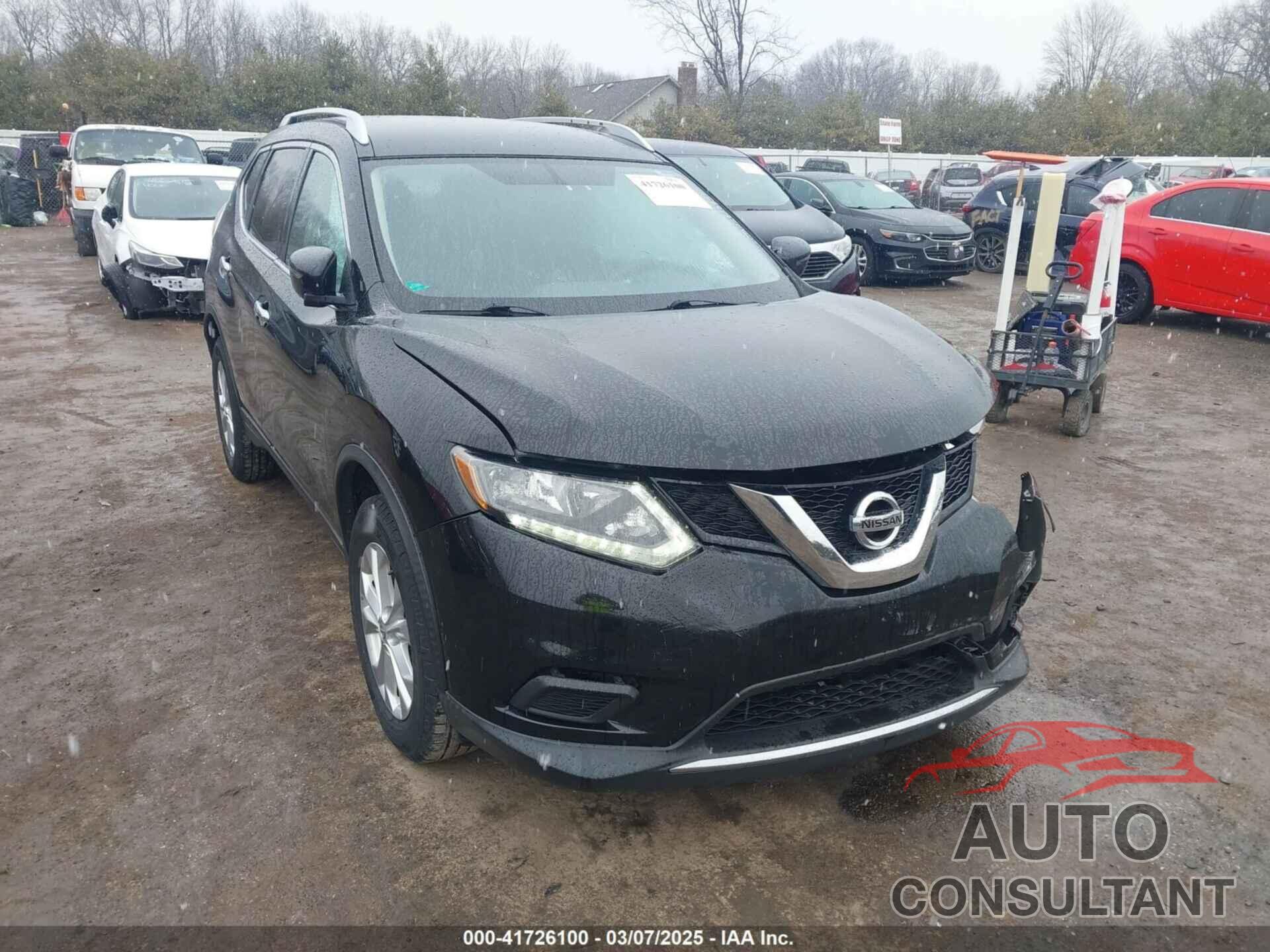 NISSAN ROGUE 2016 - KNMAT2MV0GP736497