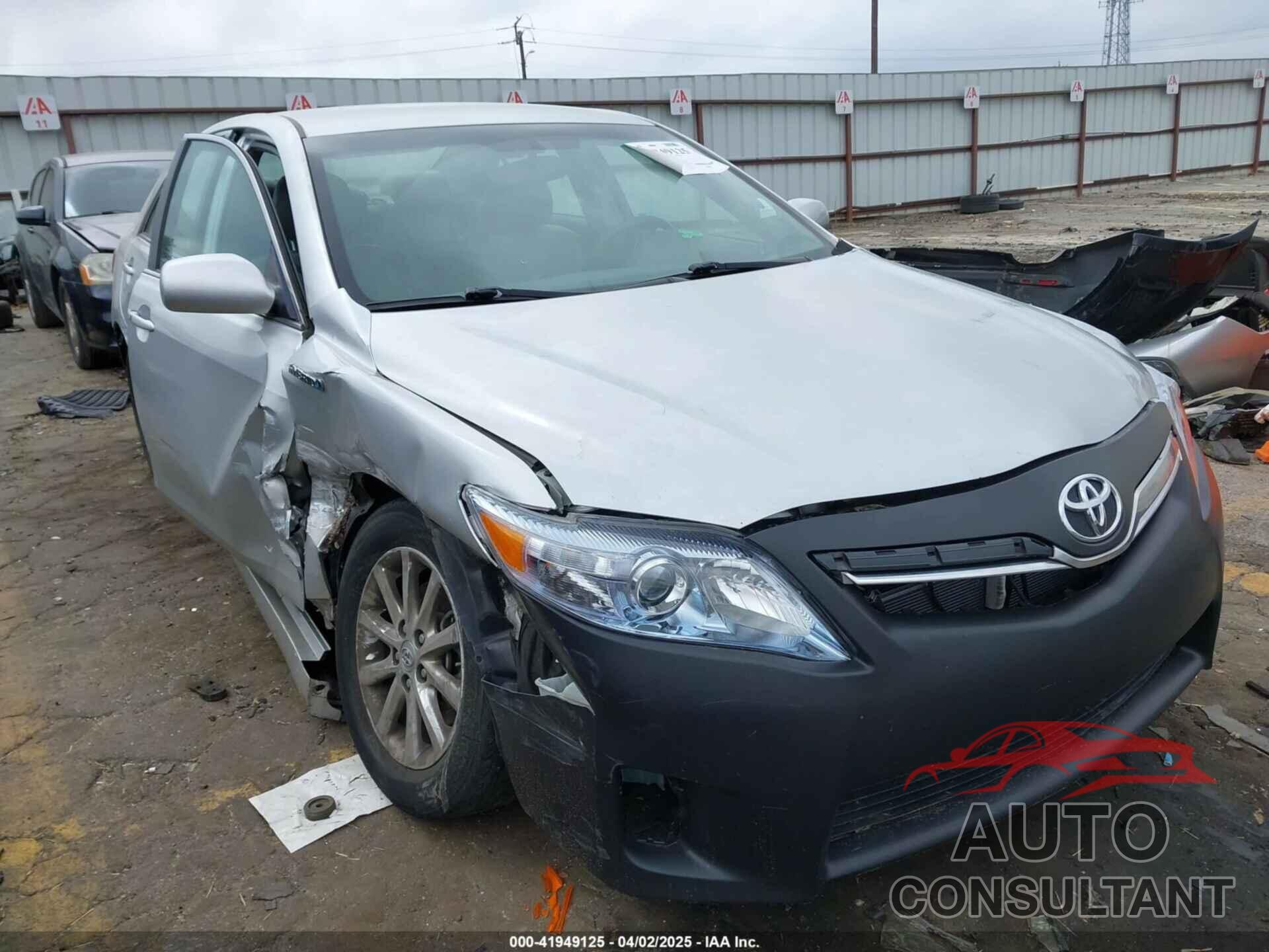 TOYOTA CAMRY HYBRID 2010 - 4T1BB3EK9AU113532