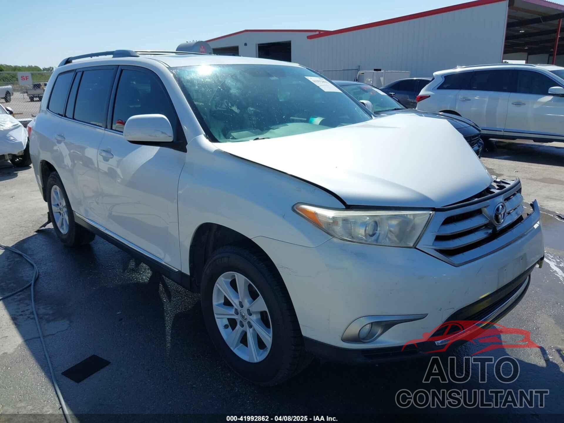 TOYOTA HIGHLANDER 2013 - 5TDZK3EH3DS132898