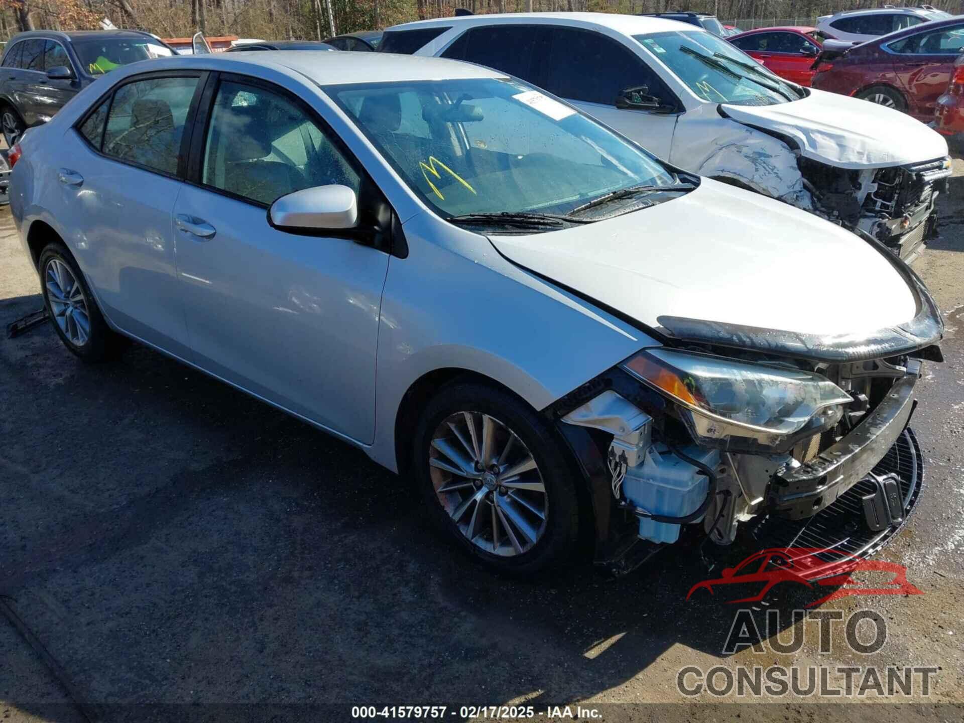 TOYOTA COROLLA 2015 - 2T1BURHE4FC265844