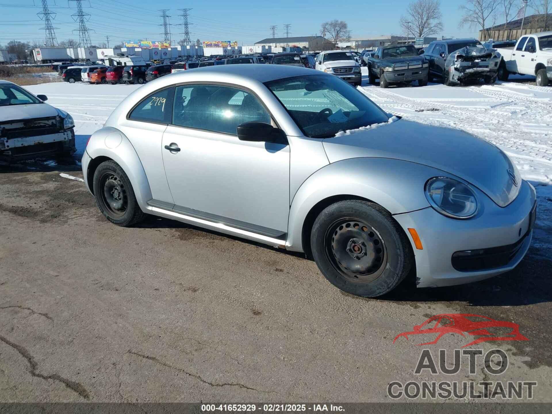 VOLKSWAGEN BEETLE 2012 - 3VWFP7AT6CM645144