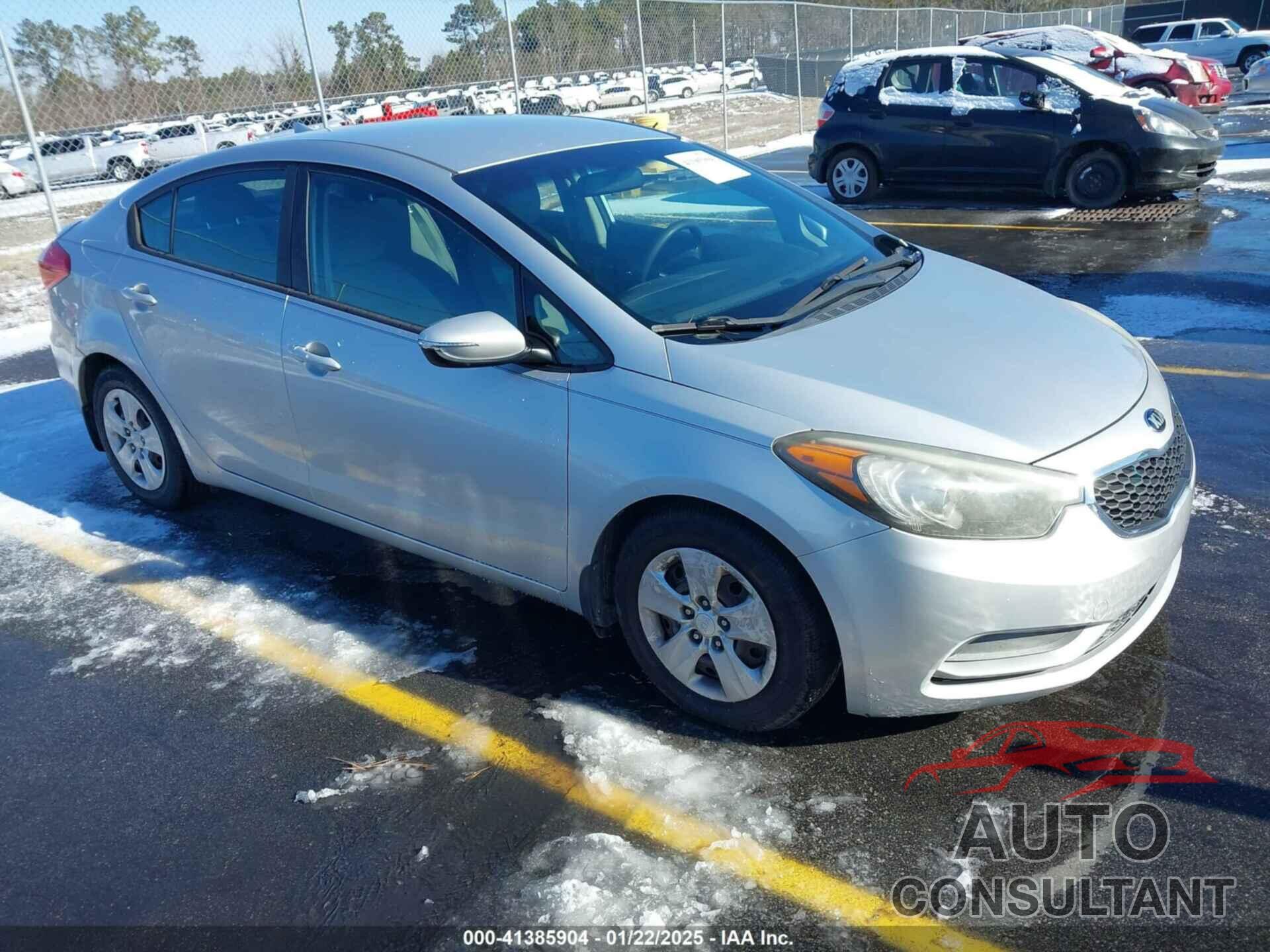 KIA FORTE 2015 - KNAFX4A69F5328624