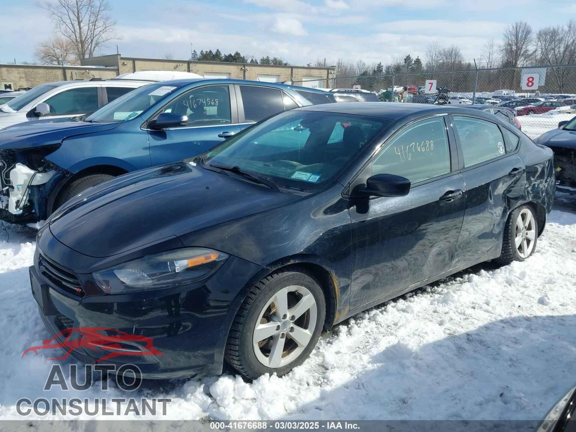 DODGE DART 2015 - 1C3CDFBB7FD346992