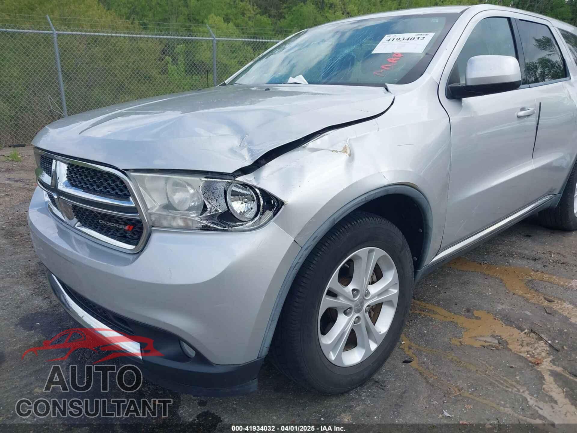 DODGE DURANGO 2011 - 1D4RD2GG2BC742043