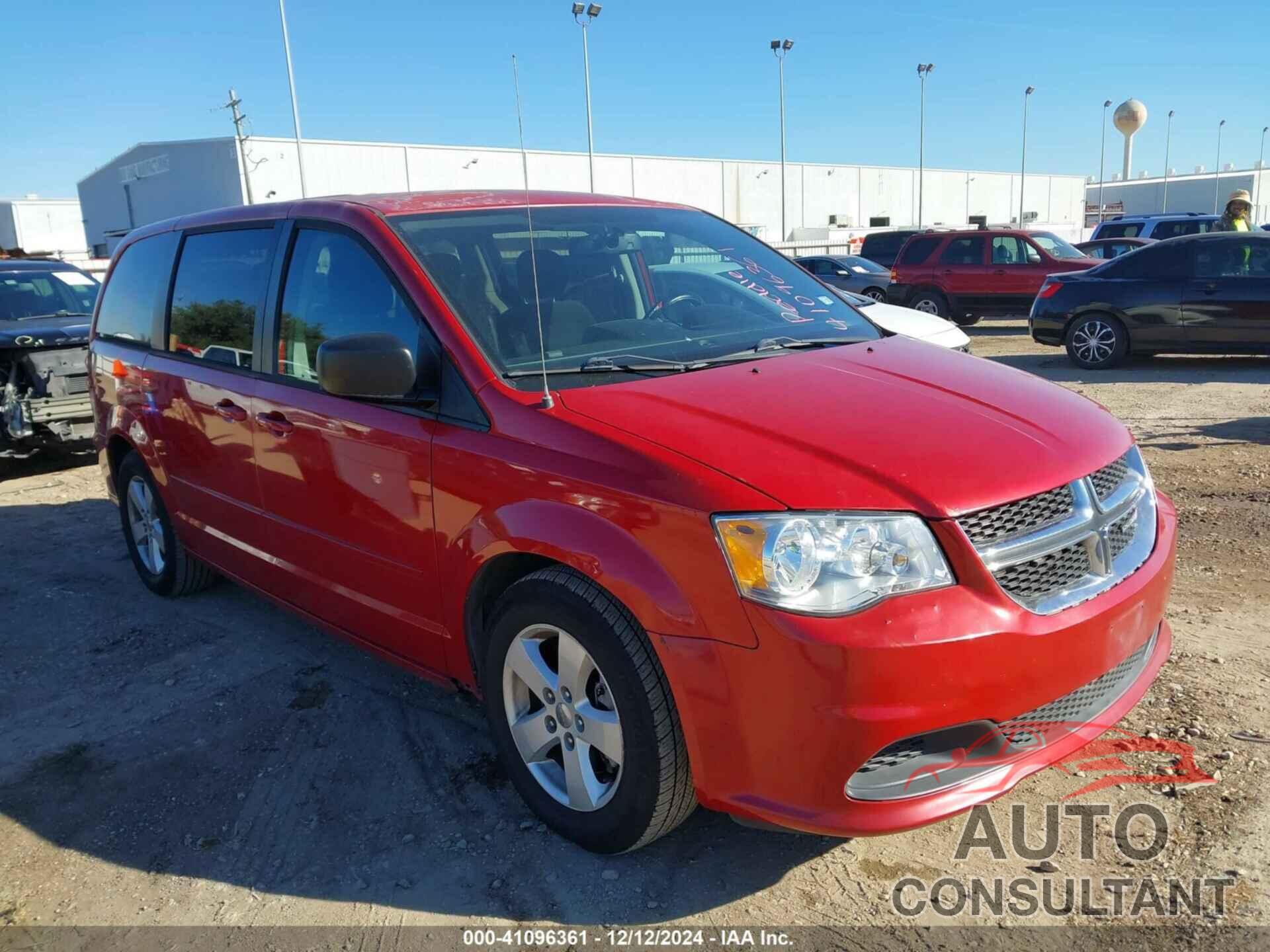 DODGE GRAND CARAVAN 2013 - 2C4RDGBG8DR648616