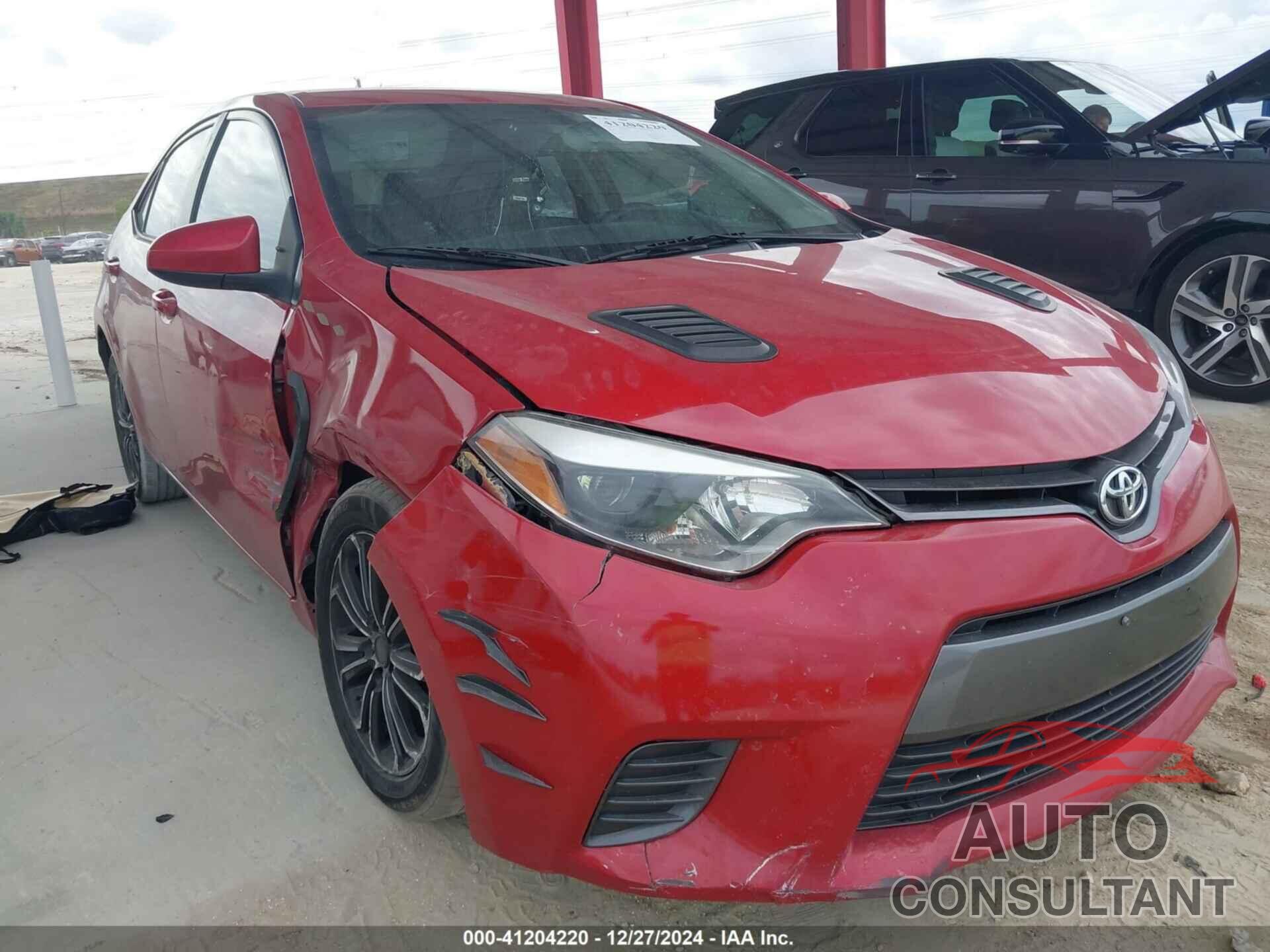 TOYOTA COROLLA 2015 - 2T1BURHE4FC234562