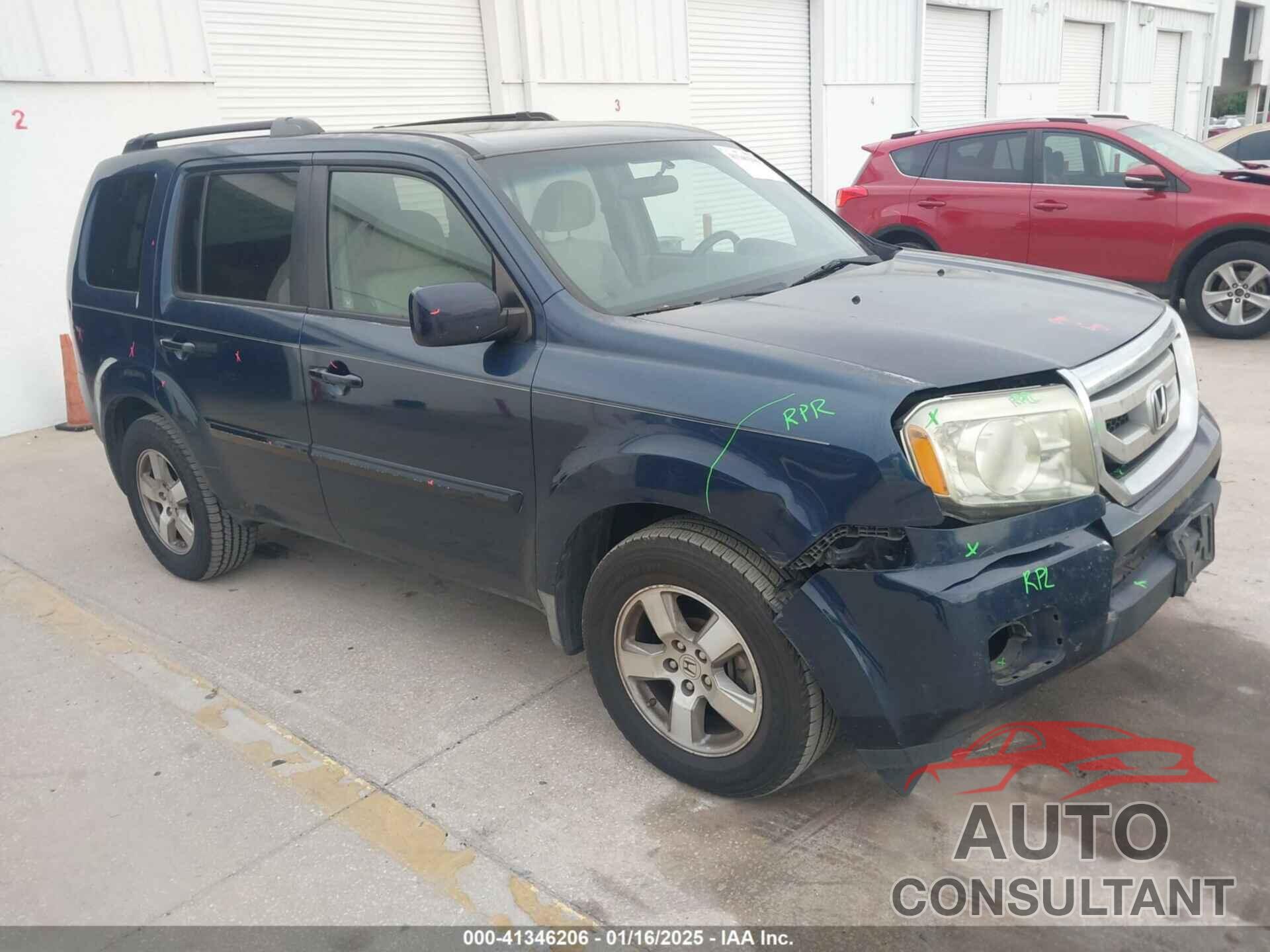 HONDA PILOT 2010 - 5FNYF3H49AB003217