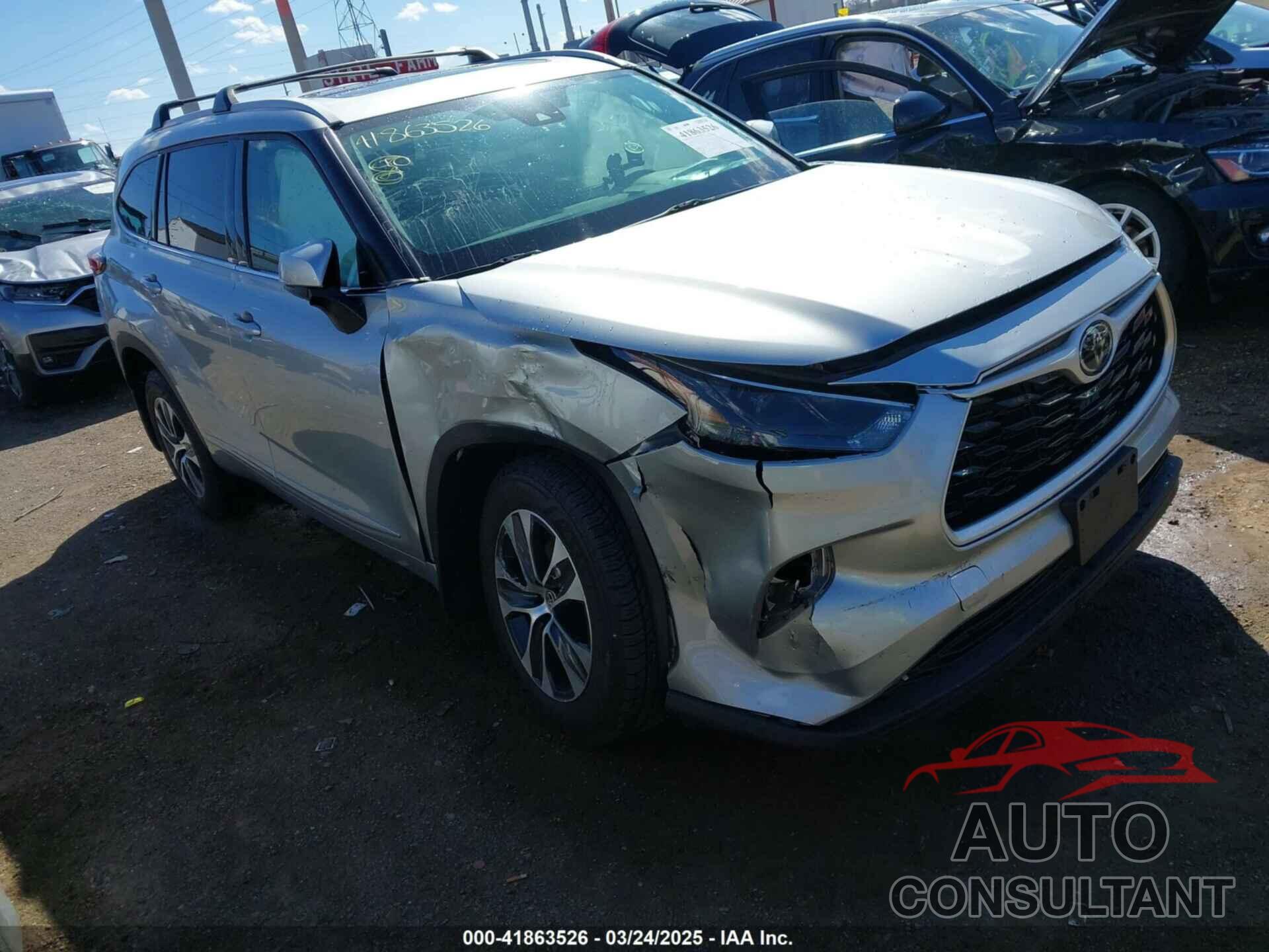 TOYOTA HIGHLANDER 2022 - 5TDGZRBH4NS575217