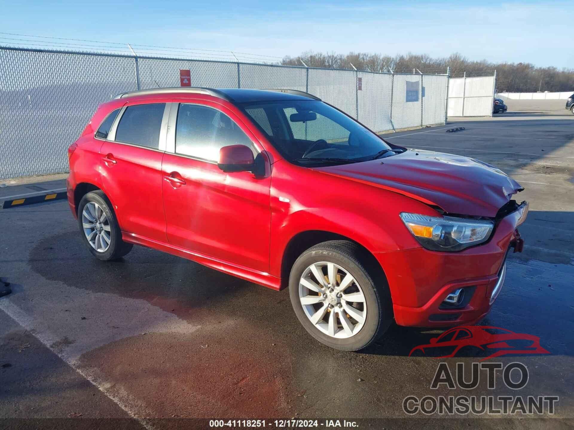 MITSUBISHI OUTLANDER SPORT 2011 - JA4AR4AU7BZ003618