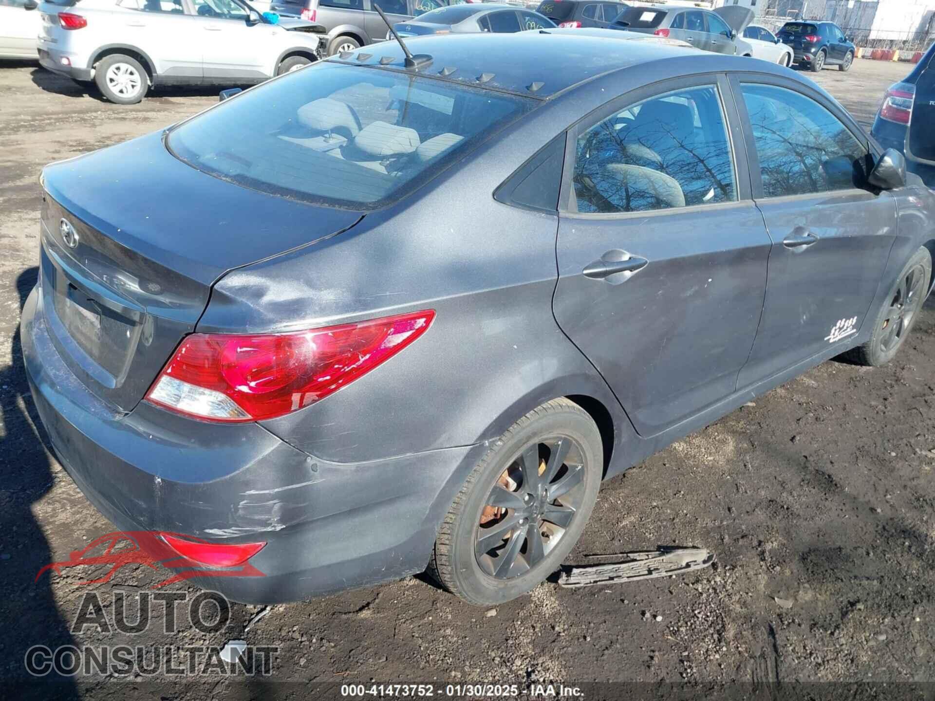 HYUNDAI ACCENT 2012 - KMHCU4AE7CU210638