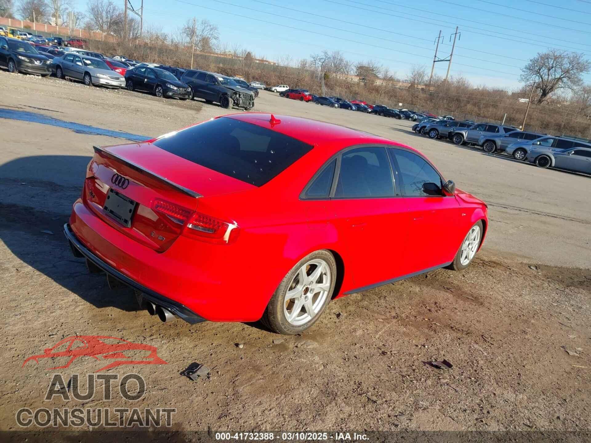 AUDI S4 2013 - WAUDGAFL1DA077073