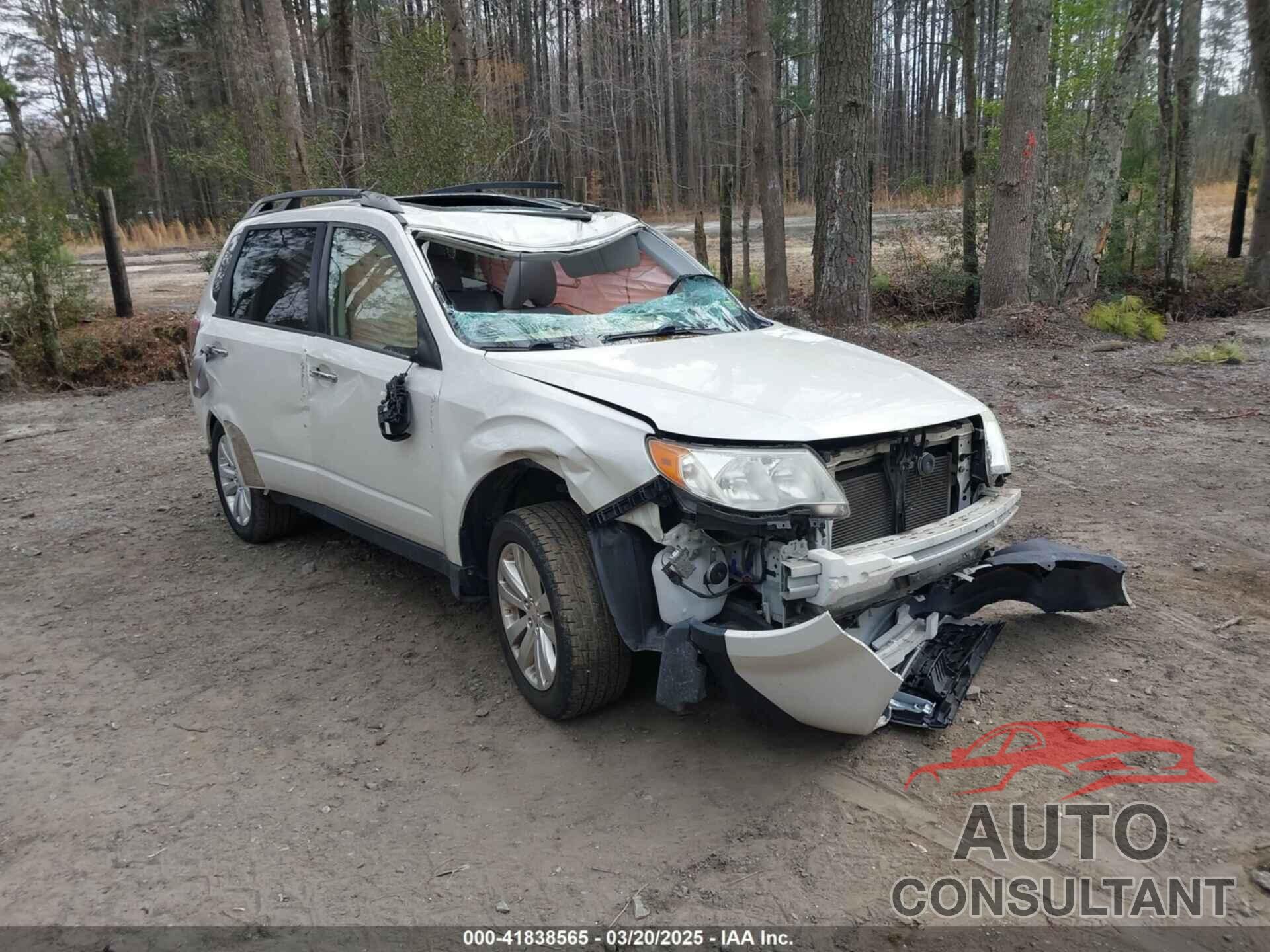 SUBARU FORESTER 2012 - JF2SHBDC3CH455367