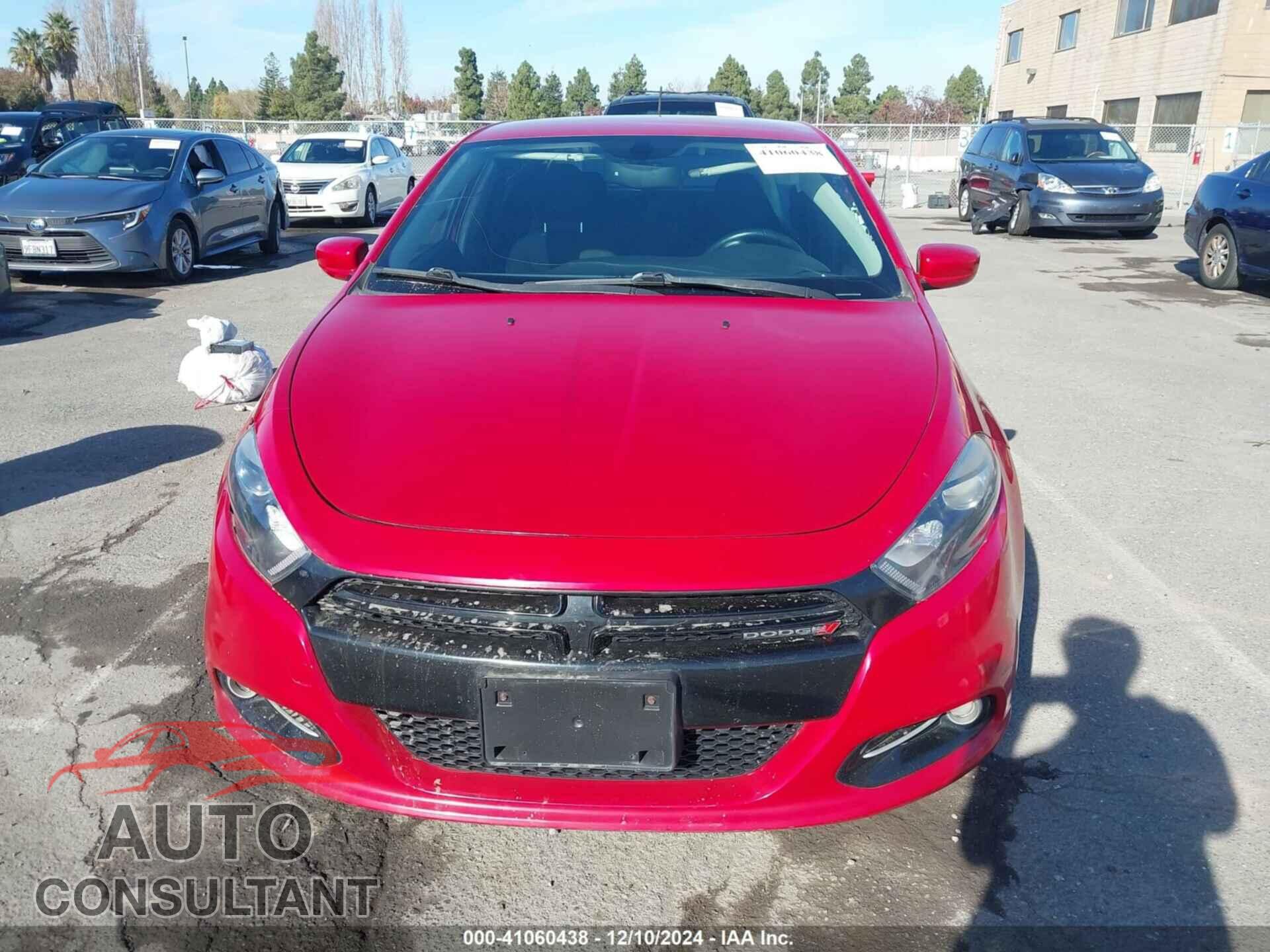 DODGE DART 2013 - 1C3CDFBA6DD300347