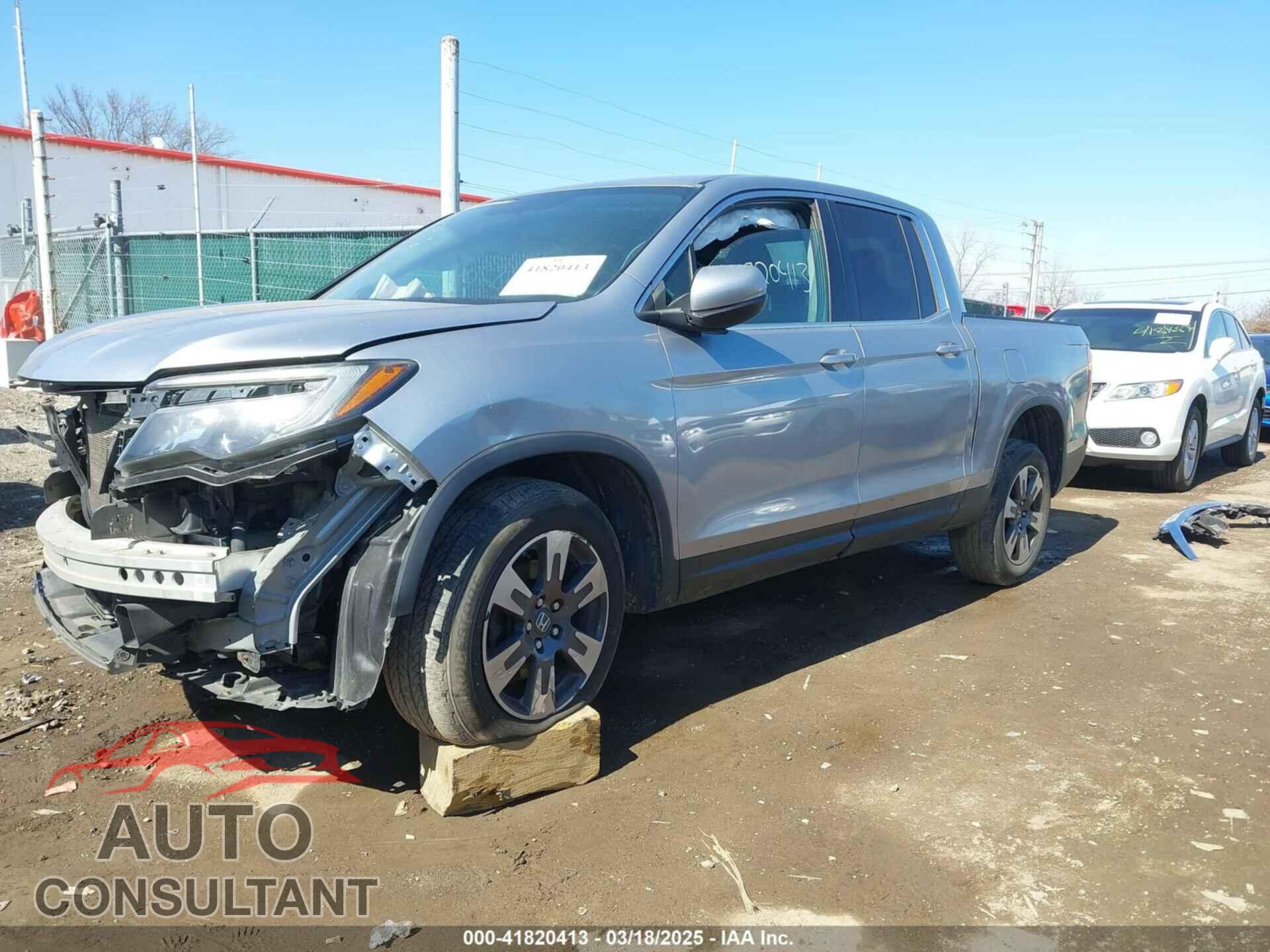 HONDA RIDGELINE 2017 - 5FPYK3F52HB017016