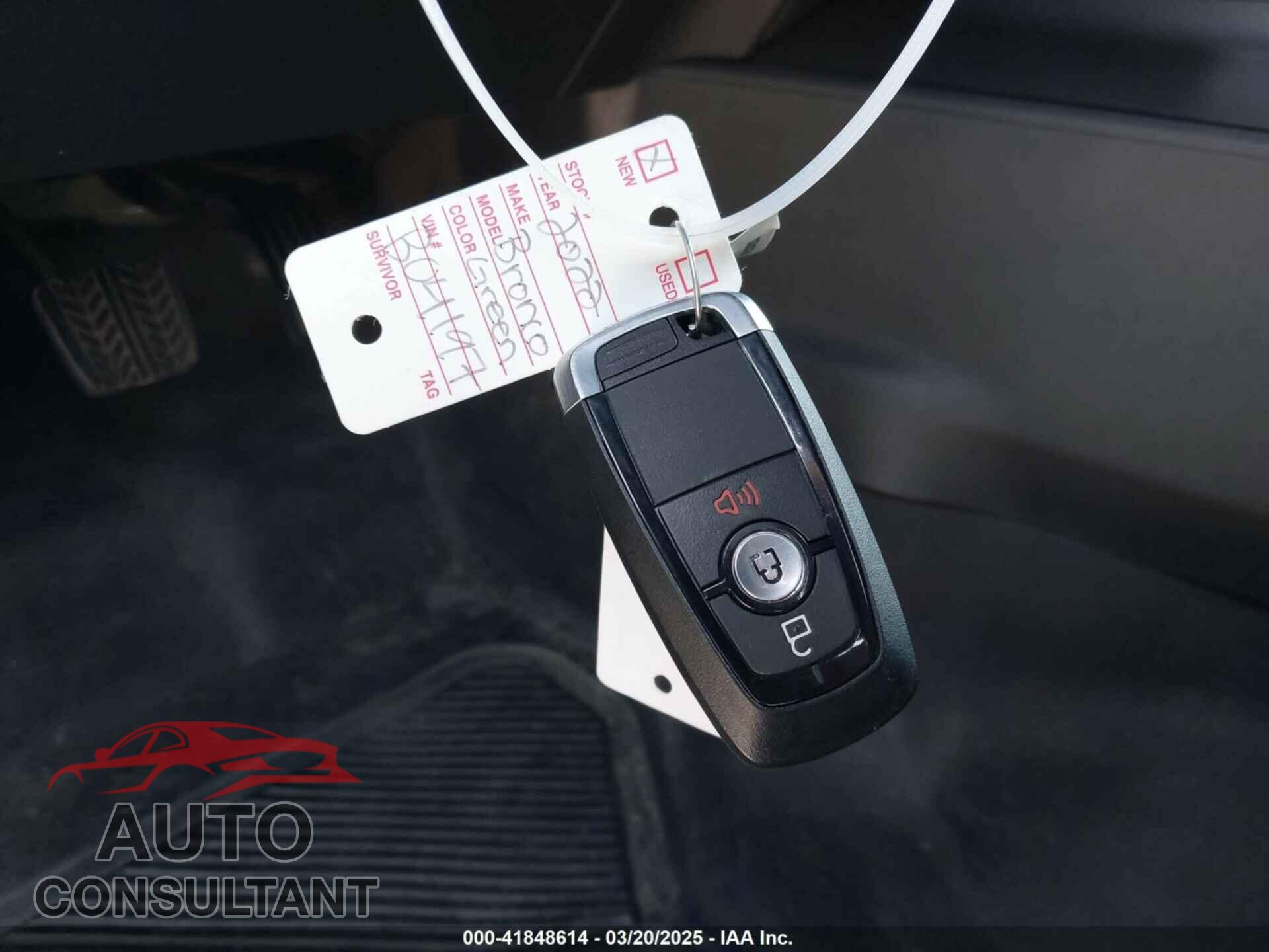 FORD BRONCO 2022 - 1FMDE5DH2NLB04197