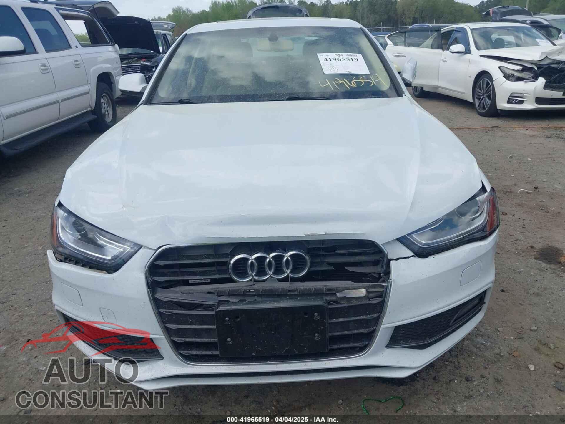 AUDI A4 2015 - WAUBFAFL0FN025357